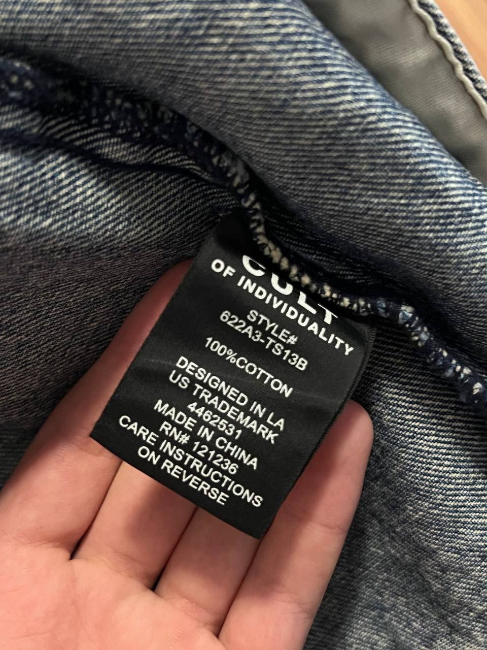 Cult Of Individuality Accept offers ! Cult of Individuality x PANTERA Denim Jacket Size US XL / EU 56 / 4 - 6 Thumbnail