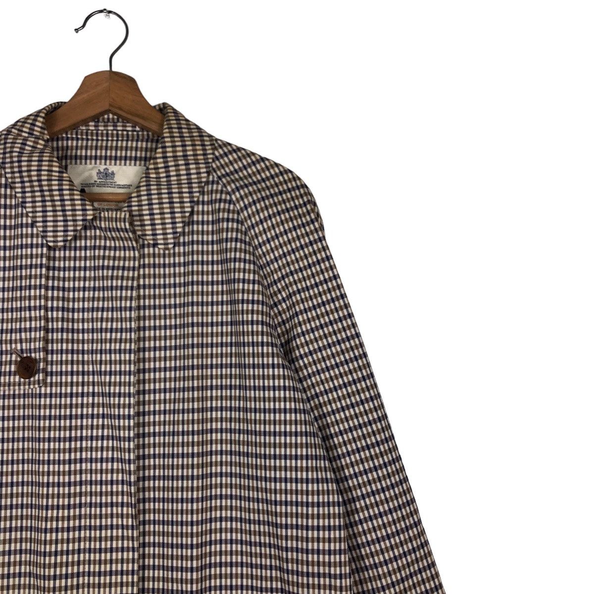Aquascutum 🔥Long Jacket Aquascutum Made in England Nova Check Design Size US M / EU 48-50 / 2 - 7 Thumbnail