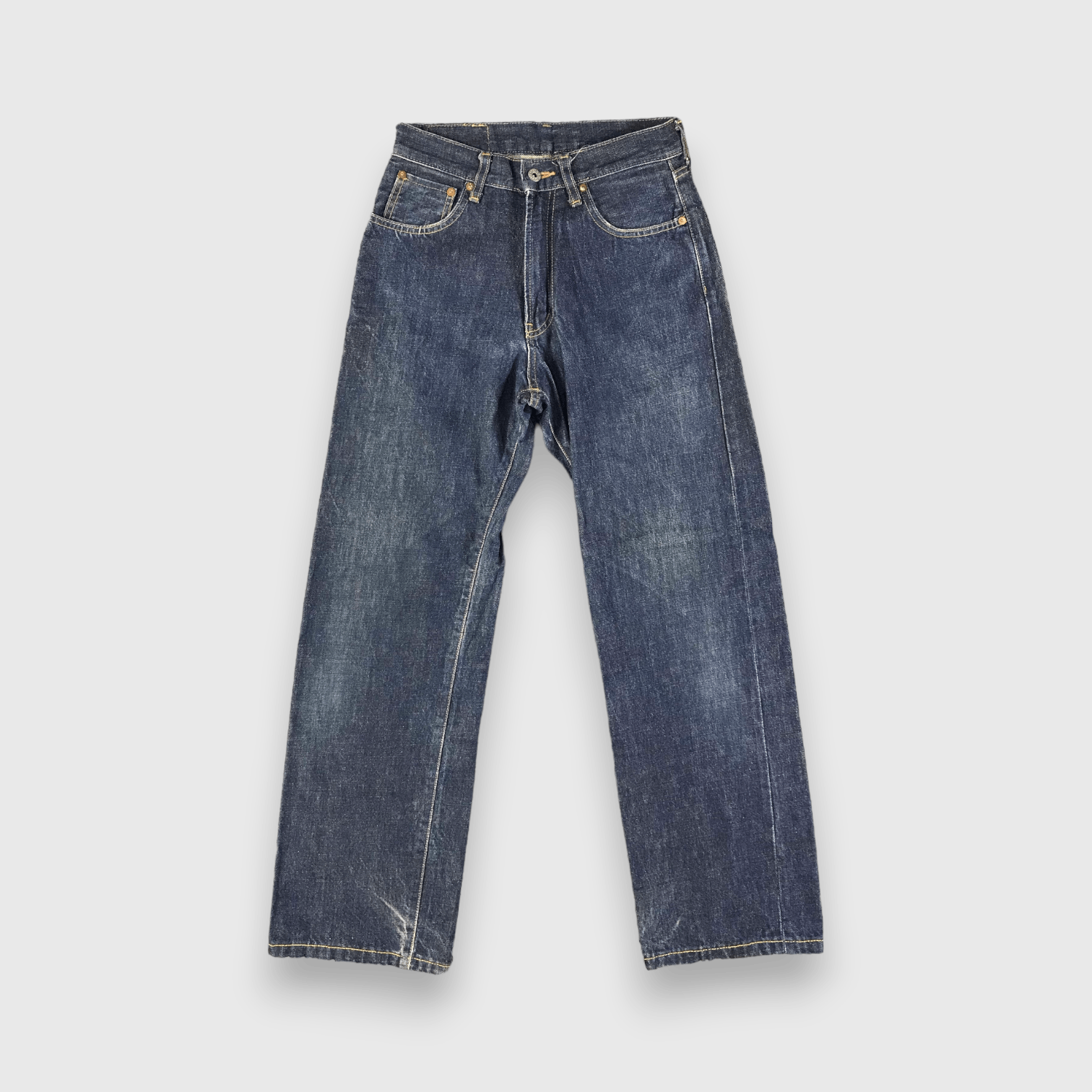 Japanese Brand Vintage Uniqlo Jeans Redline Denim -J2765 Size US 28 / EU 44 - 1 Thumbnail