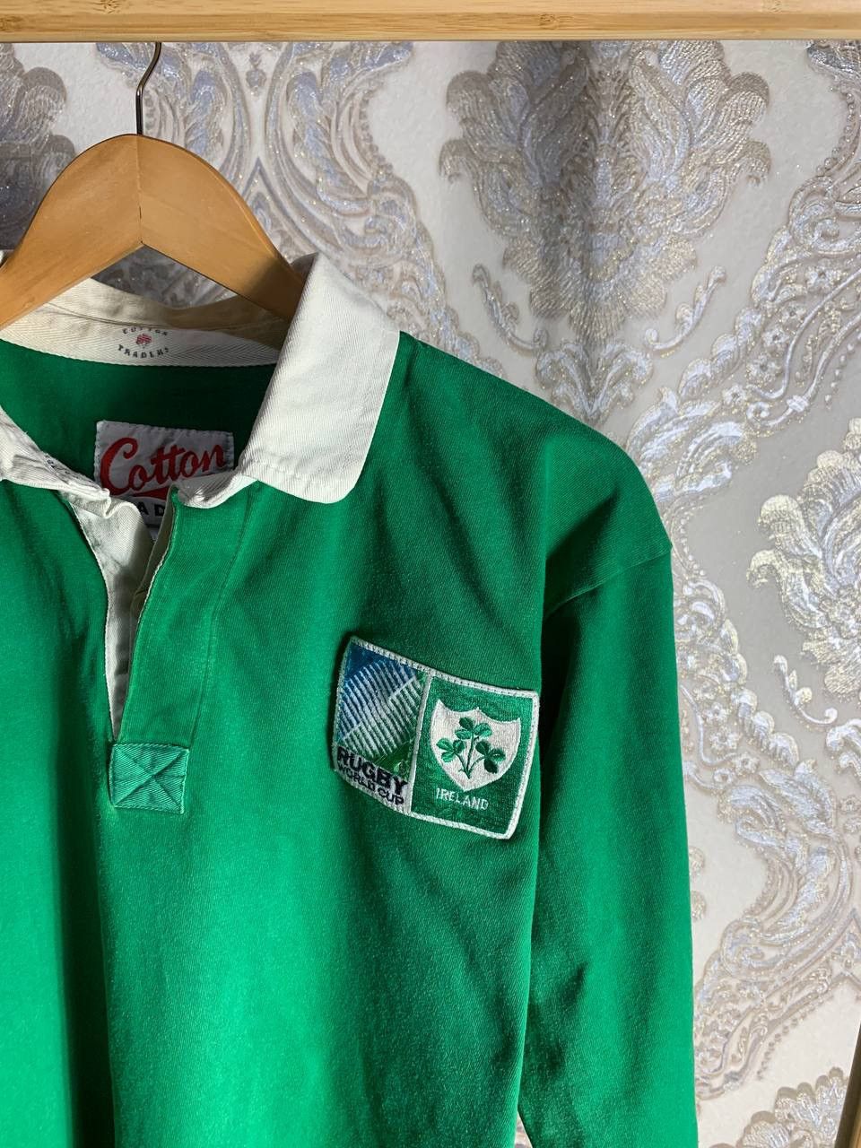 Cotton Traders × Vintage VERY RARE COTTON TRADERS IRLAND RUGBY JERSEY RETRO Y2K 90s Size US L / EU 52-54 / 3 - 2 Thumbnail