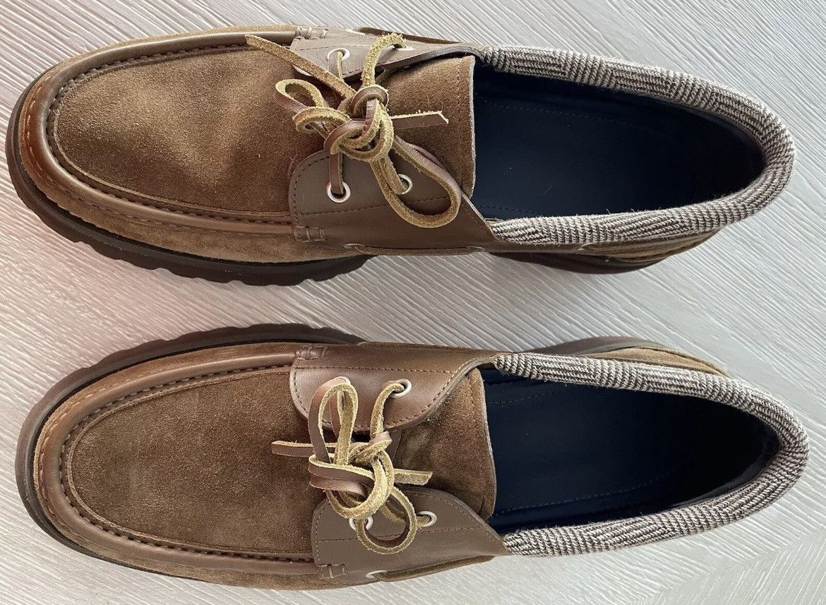 Salvatore Ferragamo Salvatore Ferragamo Boat Shoes Size US 12 / EU 45 - 2 Thumbnail