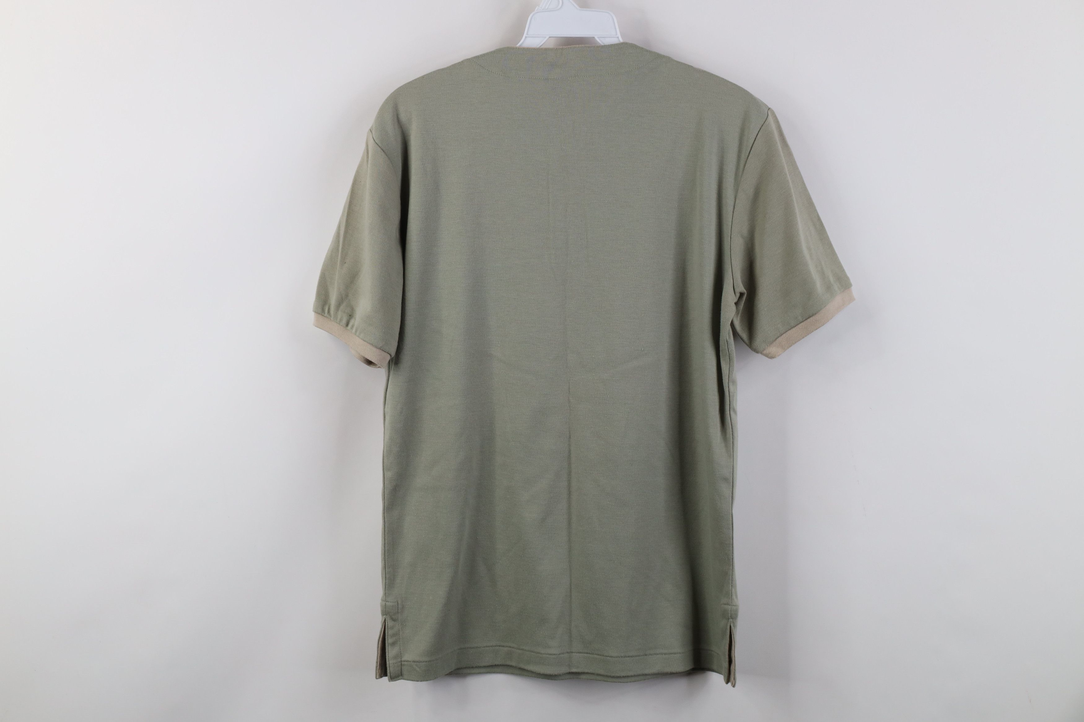 Vintage Vintage 70s Streetwear Blank Snap Button Henley T-Shirt Size M / US 6-8 / IT 42-44 - 9 Thumbnail