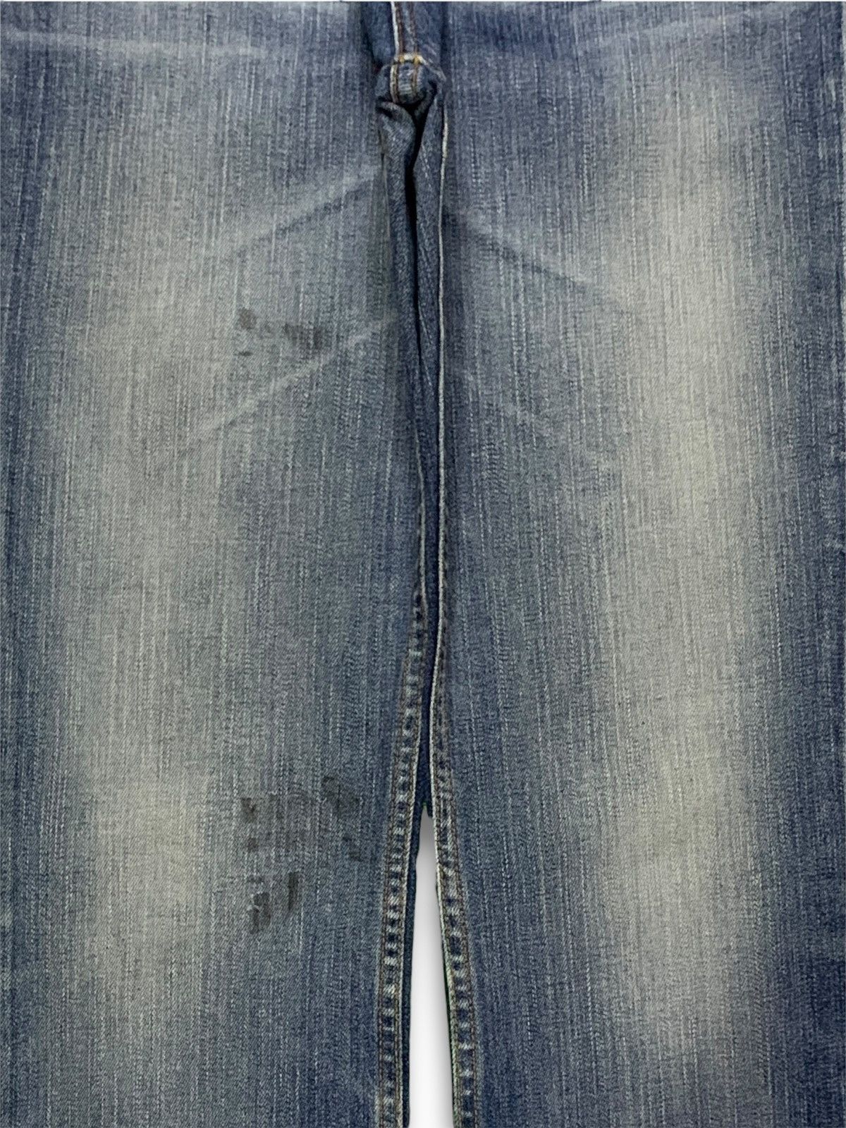 Japanese Brand SALES🔥Vintage Japanese Brand Blue Wash Flare Style Jeans Size 29" - 5 Thumbnail