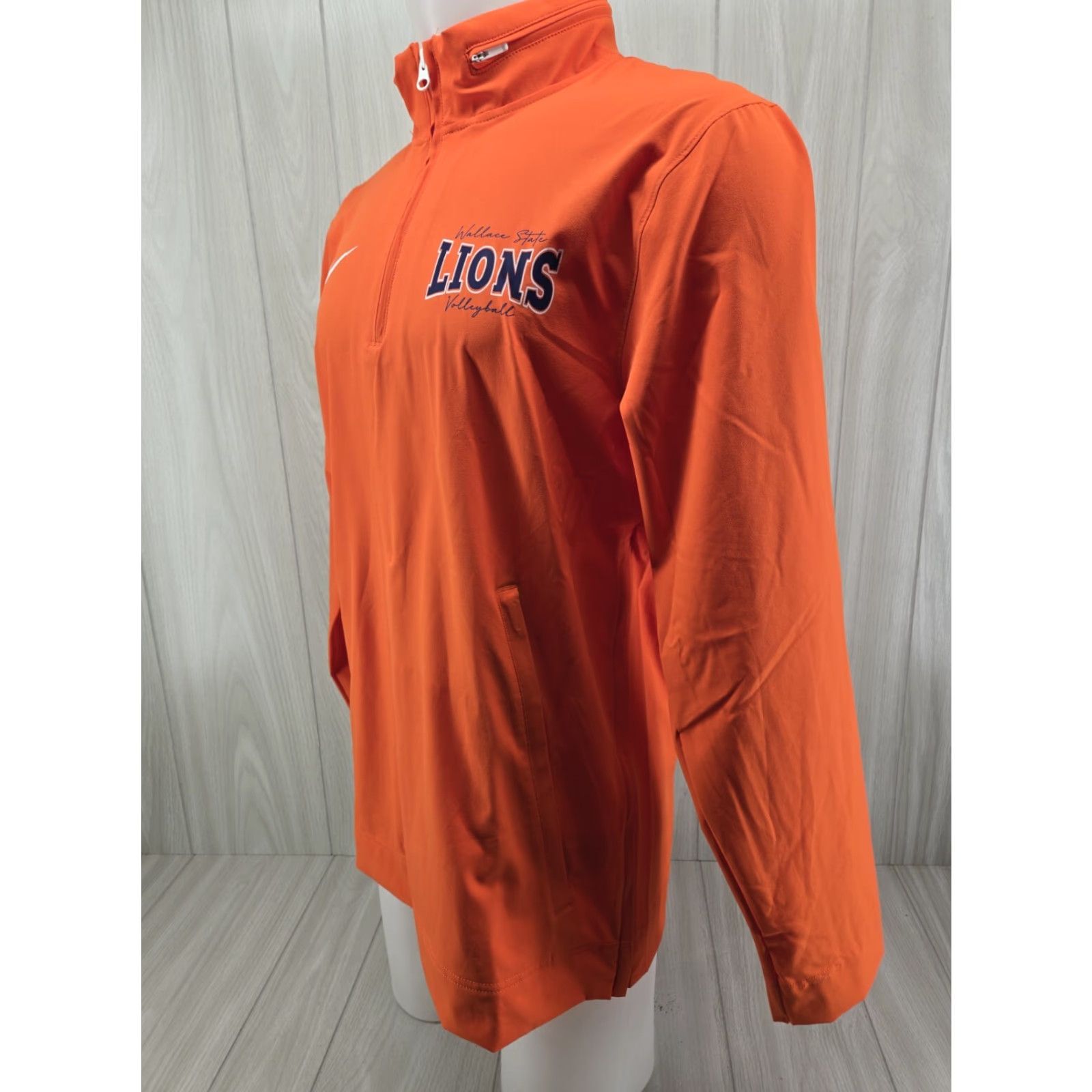 Nike Nike Wallace State Valleyball Windbreaker Shirt Mens Sz Small Orange 1/4 Zip L/S Size US S / EU 44-46 / 1 - 3 Thumbnail