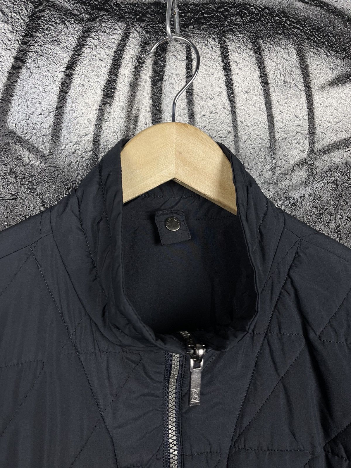 Ermenegildo Zegna Ermenegildo Zegna Sport Vintage Navy Blue Quilted Jacket Size M Size US M / EU 48-50 / 2 - 9 Thumbnail