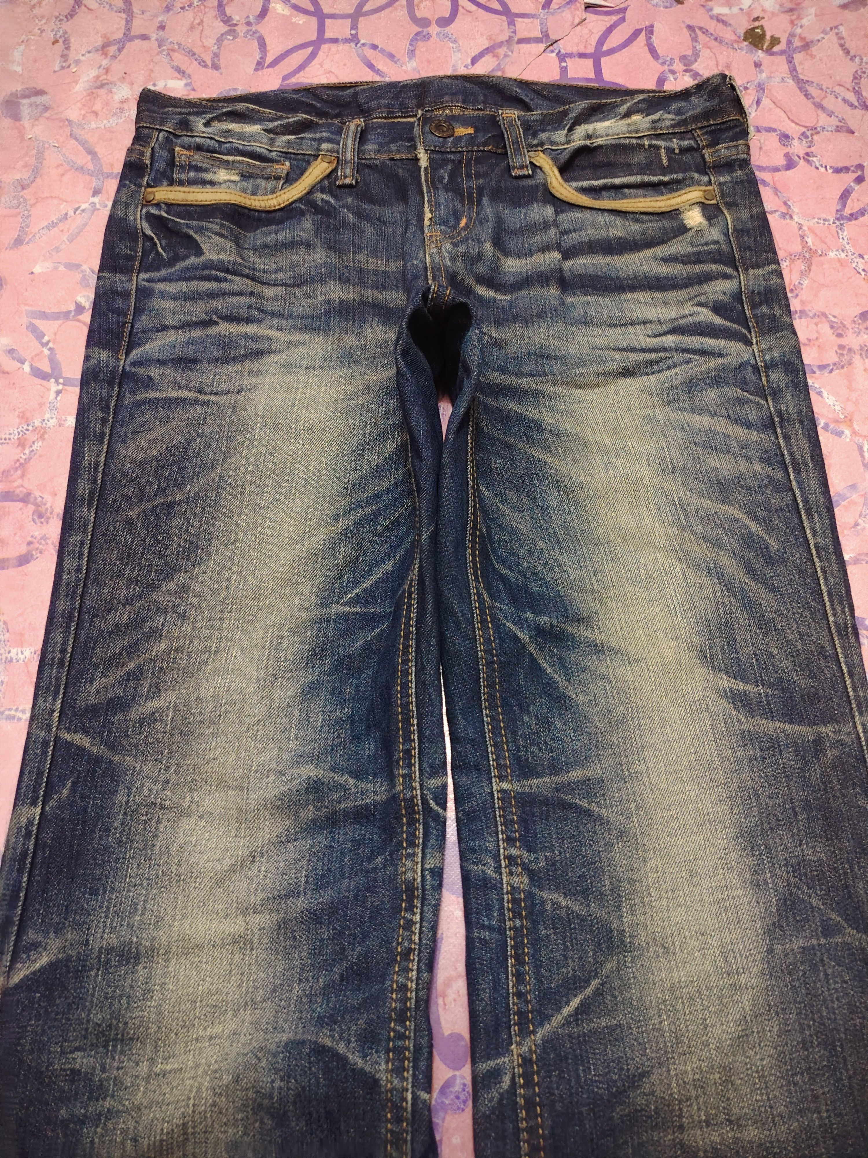 If Six Was Nine Japanese Chocoholic Flared Jeans Distressed Jeans Size US 32 / EU 48 - 3 Thumbnail