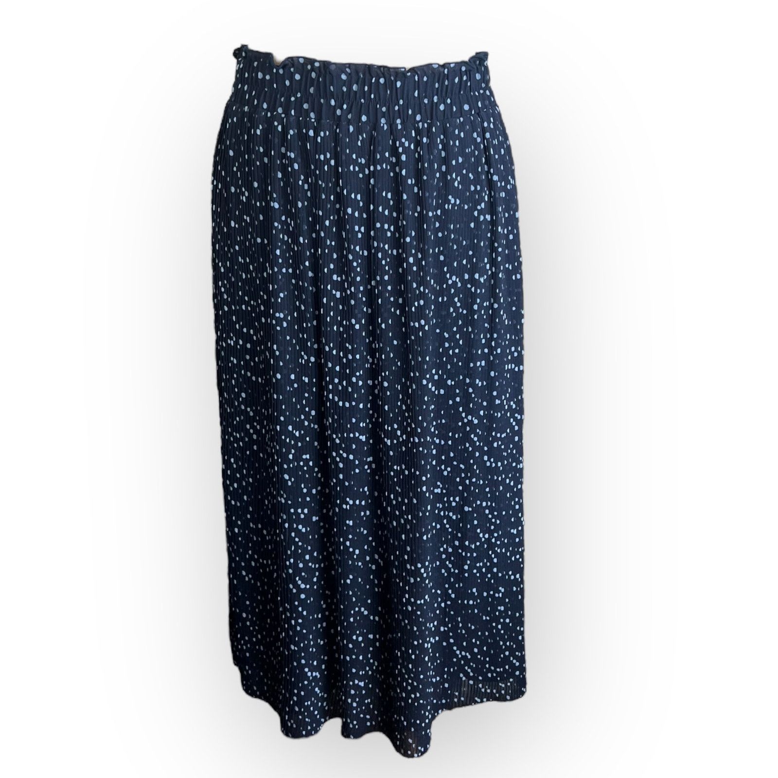 Ann Taylor Ann Taylor LOFT Women's Accordion Polka Dot Midi Skirt NWT Size 26" / US 2 / IT 38 - 8 Thumbnail
