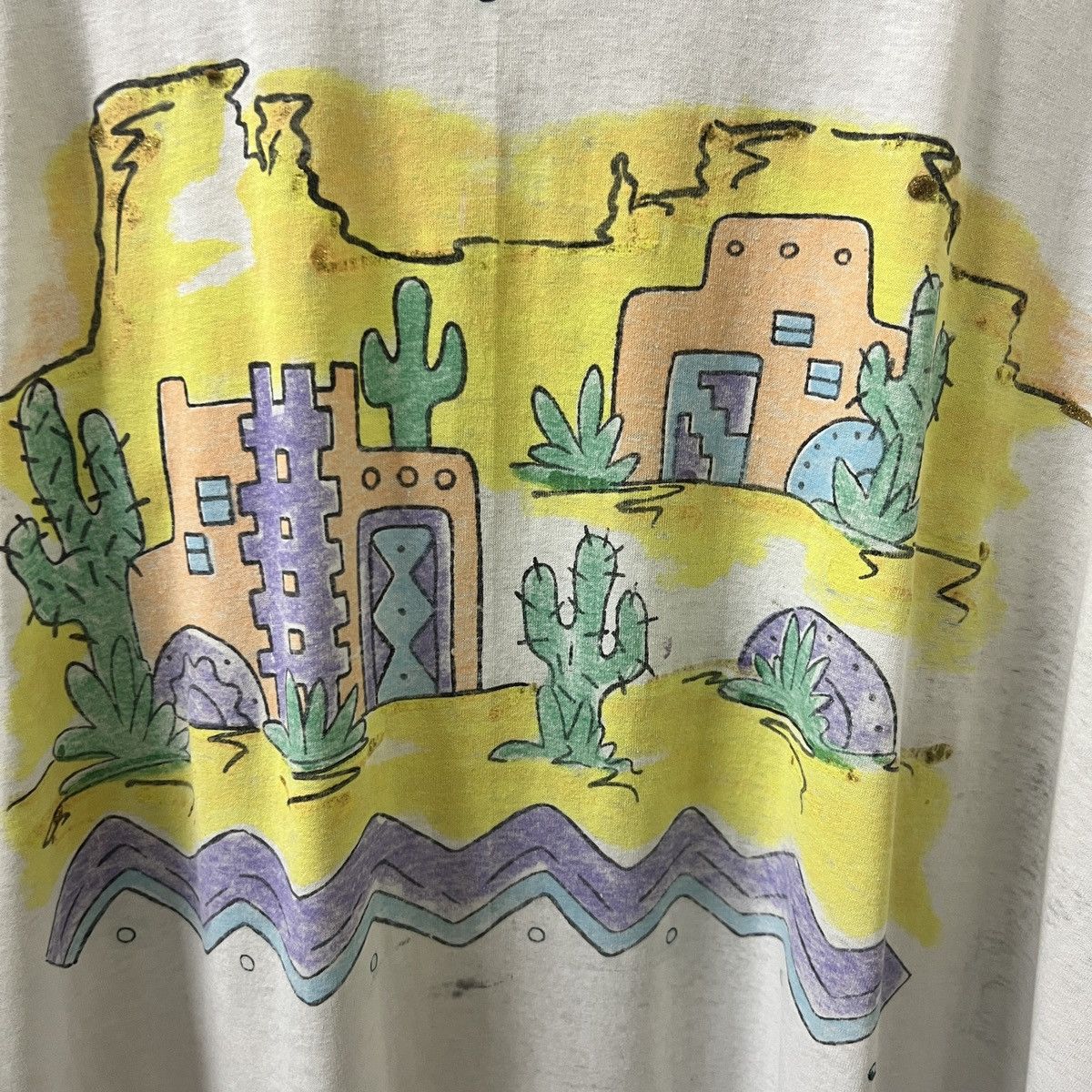 Vintage VTG 90s KWBL TEE Size US XXL / EU 58 / 5 - 3 Thumbnail