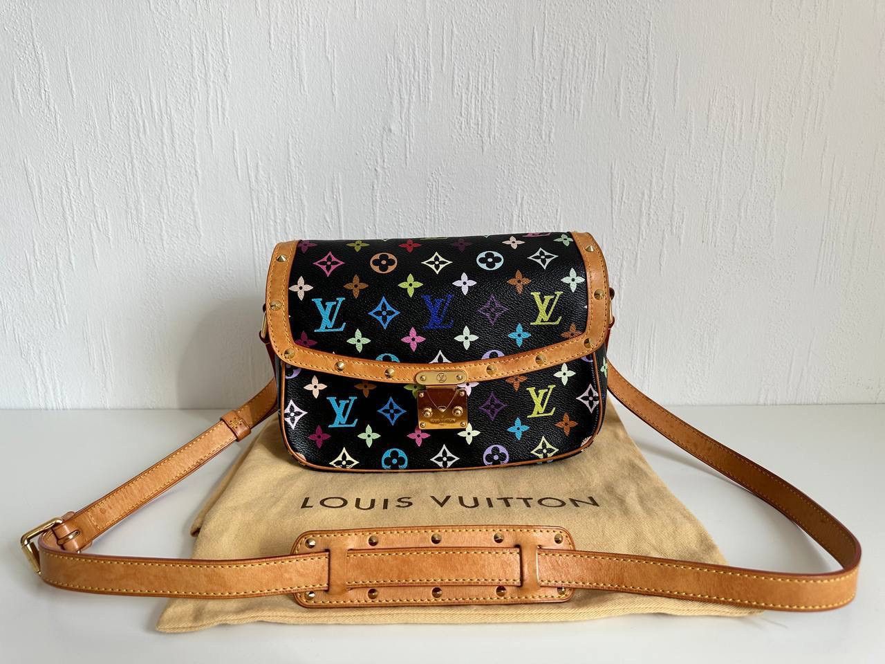 Louis Vuitton Louis Vuitton Sologne Bag Crossbody Monogram Gold Auth! Size ONE SIZE - 2 Thumbnail