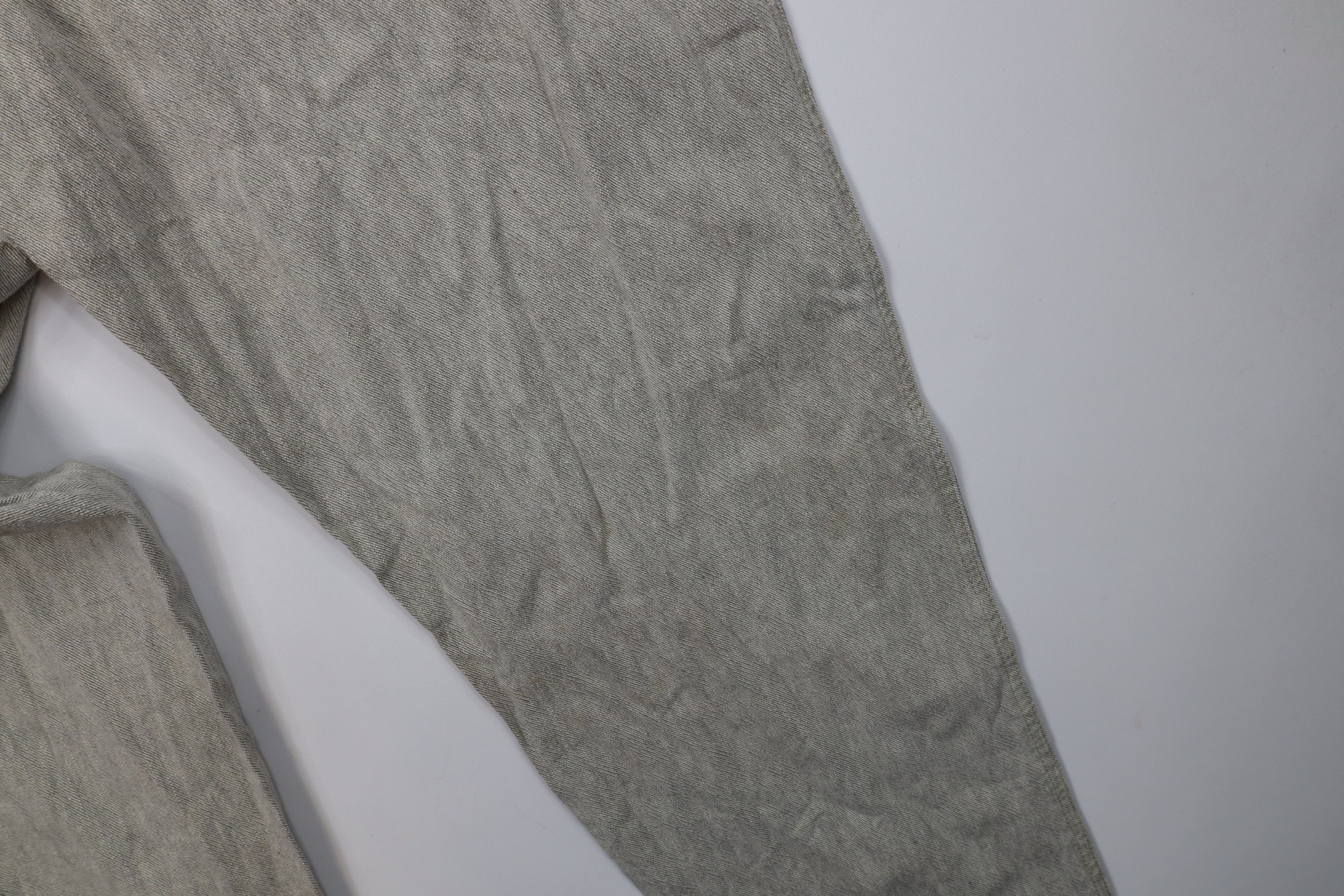 Pelle Pelle Deadstock Vintage 90s Pelle Pelle Wide Leg Jeans Linen Denim Size US 38 / EU 54 - 12 Thumbnail