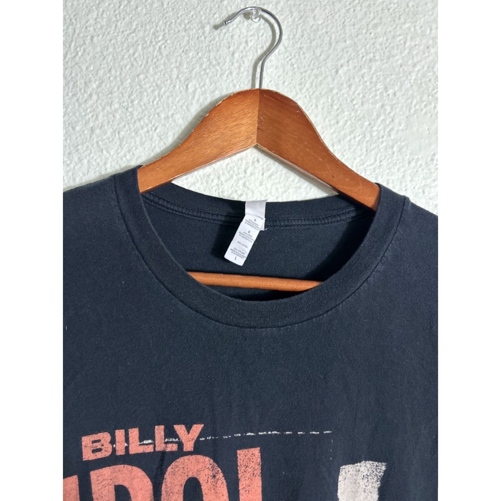 Vintage VINTAGE Bill Idol 2019 Las Vegas Show Short Sleeve T Shirt Black Women’s Large Size L / US 10 / IT 46 - 3 Thumbnail