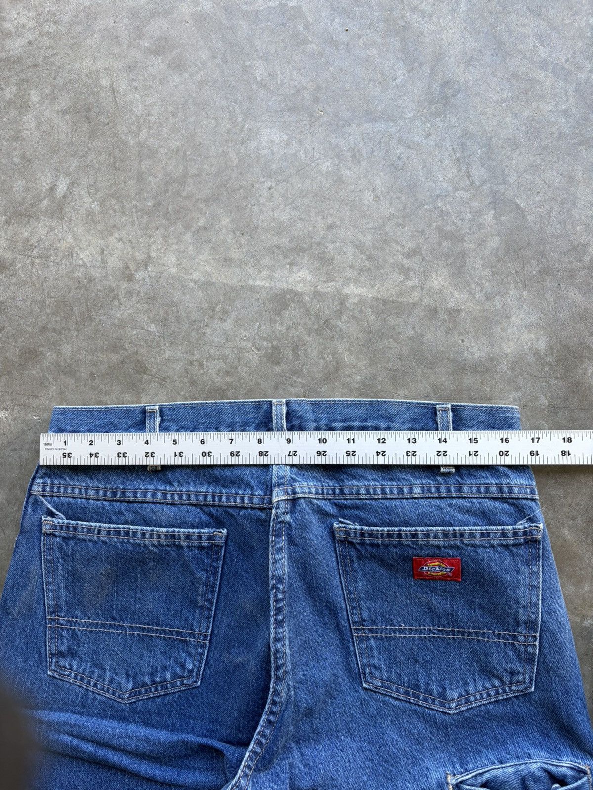 Dickies Dickies Double Knee Vintage Baggy Workwear Denim 1990s Size US 34 / EU 50 - 5 Thumbnail