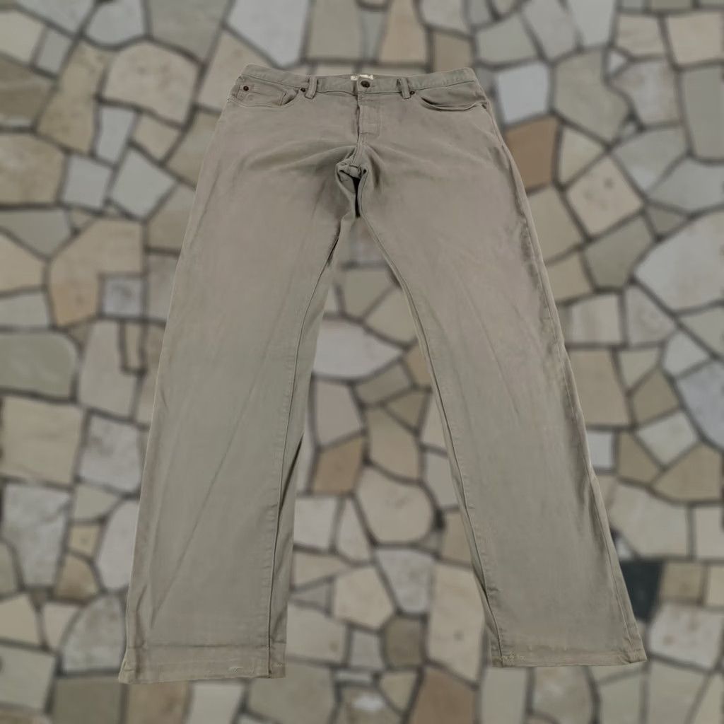 Todd Snyder Todd Snyder Jeans Mens 34x34 Gray Denim Slim Fit Straight Leg Flex Stretch Pants Jeans Size US 34 / EU 50 - 1 Thumbnail