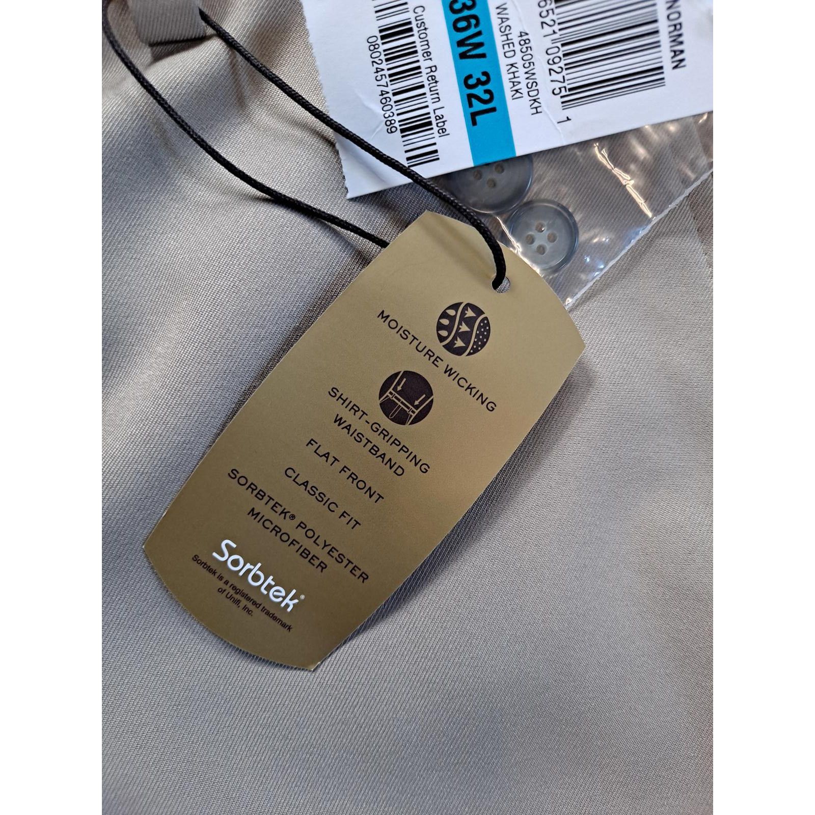 Greg Norman New Greg Norman Tasso Elba Moisture Wicking Washed Khaki Pan Size US 36 / EU 52 - 4 Thumbnail