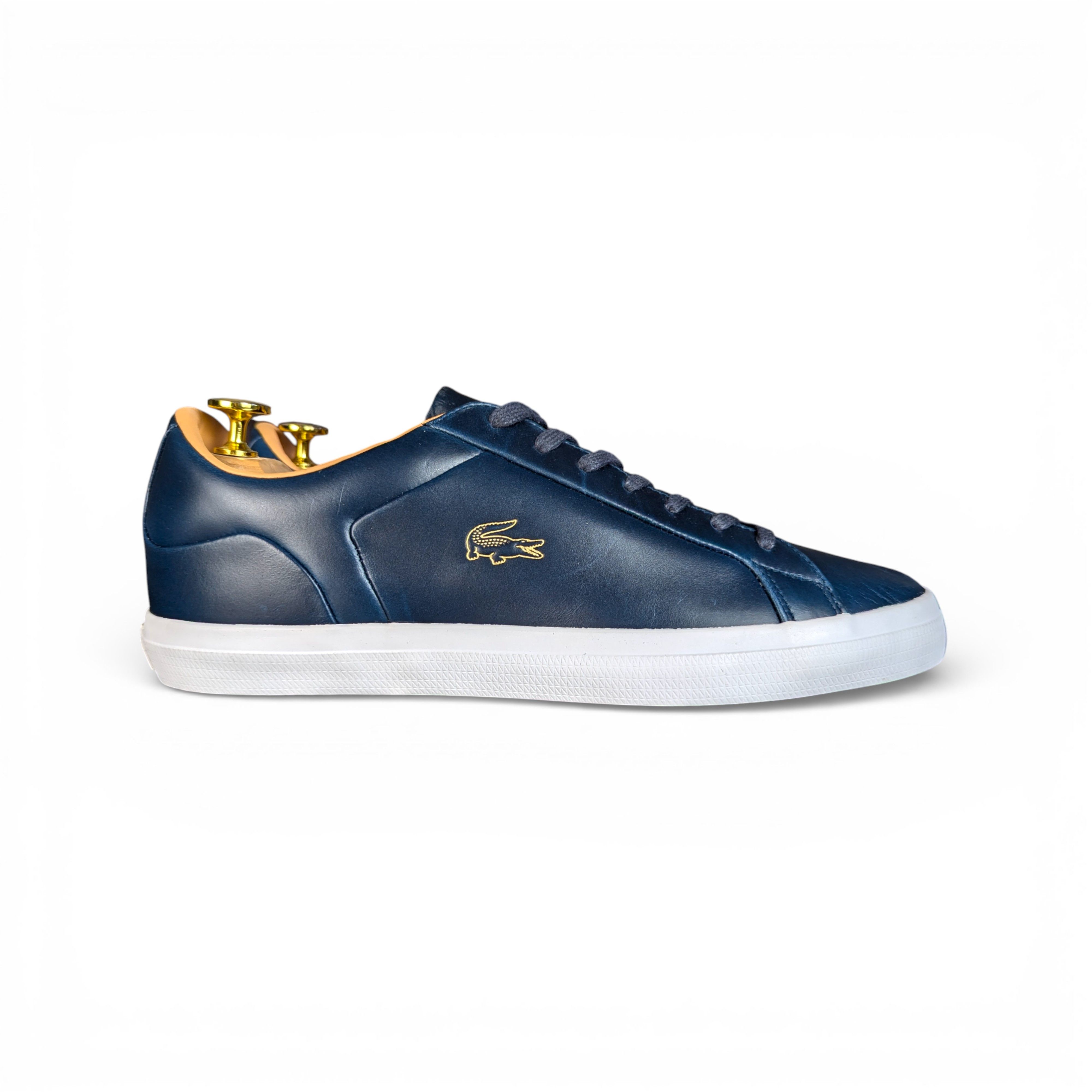 Lacoste LACOSTE blue leather sneakers Size US 9 / EU 42 - 6 Thumbnail