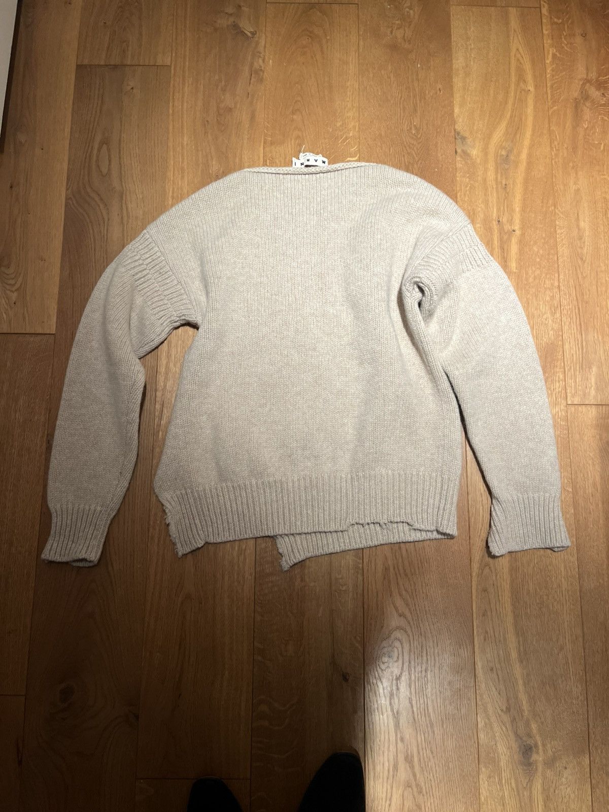 Marni Marni Destroyed Knit Sweater Size US M / EU 48-50 / 2 - 3 Thumbnail