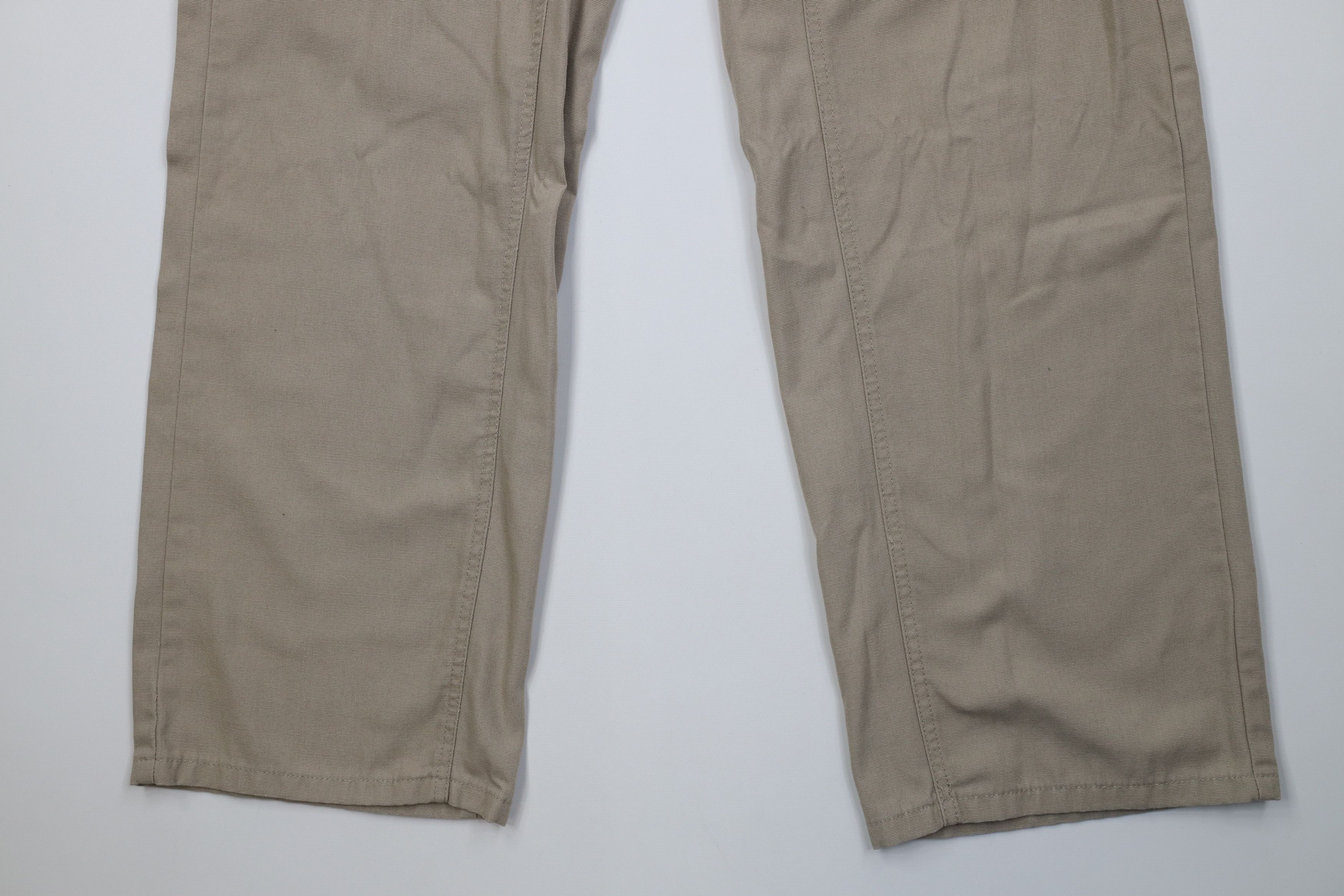 Wrangler Vintage Y2K Wrangler Workwear Wide Leg Cargo Pants Beige Size US 34 / EU 50 - 4 Thumbnail