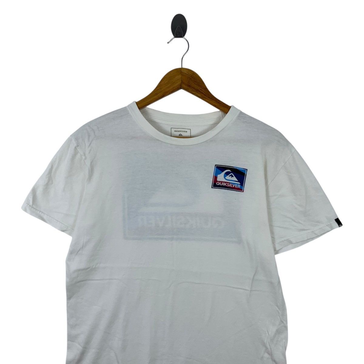 Quiksilver QUIKSILVER SURF Backhit Box Logo Regular Fit Tee Shirt Top Size US M / EU 48-50 / 2 - 2 Thumbnail