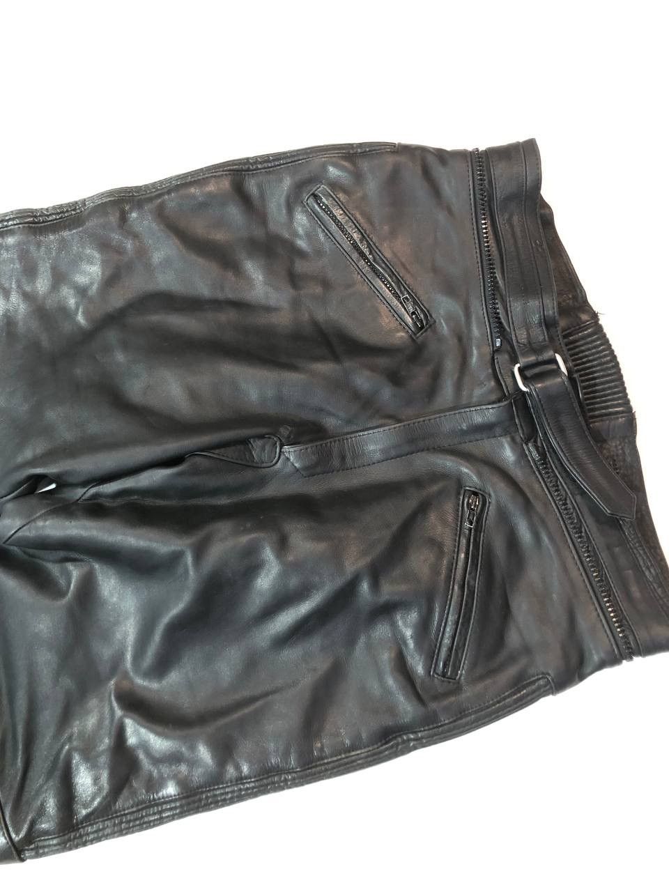 Japanese Brand × Leather Akito Leather Motorcycle Pants Vintage Size US 35 - 4 Thumbnail