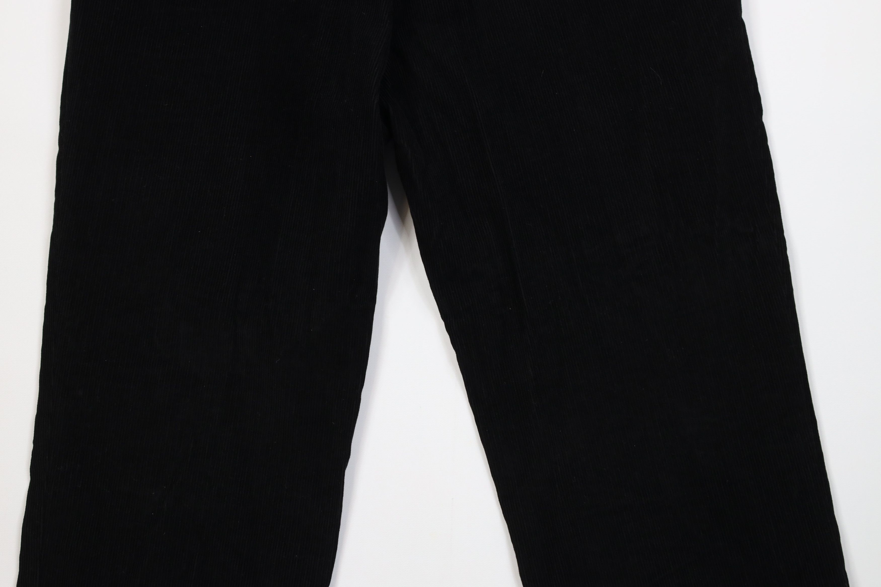 Vintage Vintage 90s Streetwear Wide Leg Corduroy Chino Pants Black Size US 36 / EU 52 - 11 Thumbnail