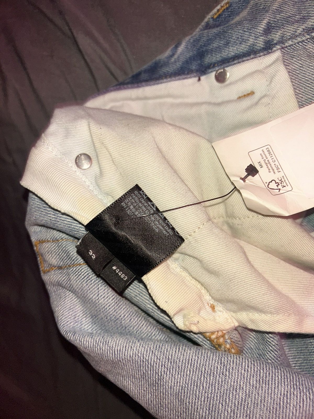 Amiri Amiri relaxed fit jeans Size US 32 / EU 48 - 8 Thumbnail