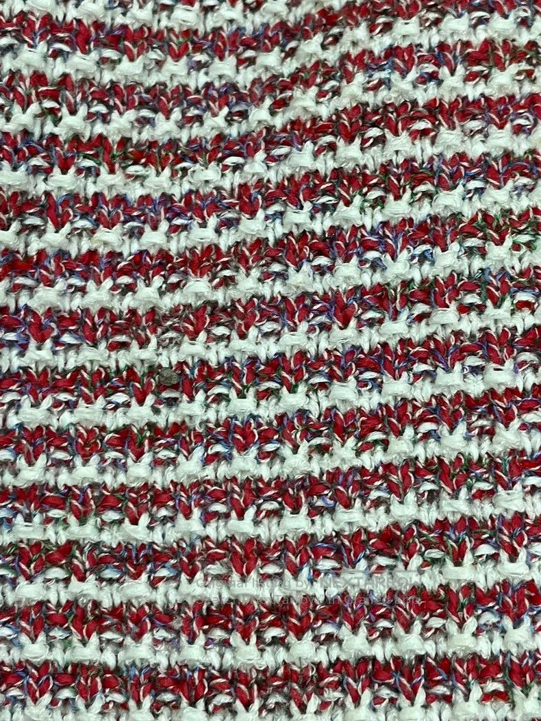 Chanel Chanel Red striped knitted skirt and short skirt Size 26" / US 2 / IT 38 - 5 Thumbnail