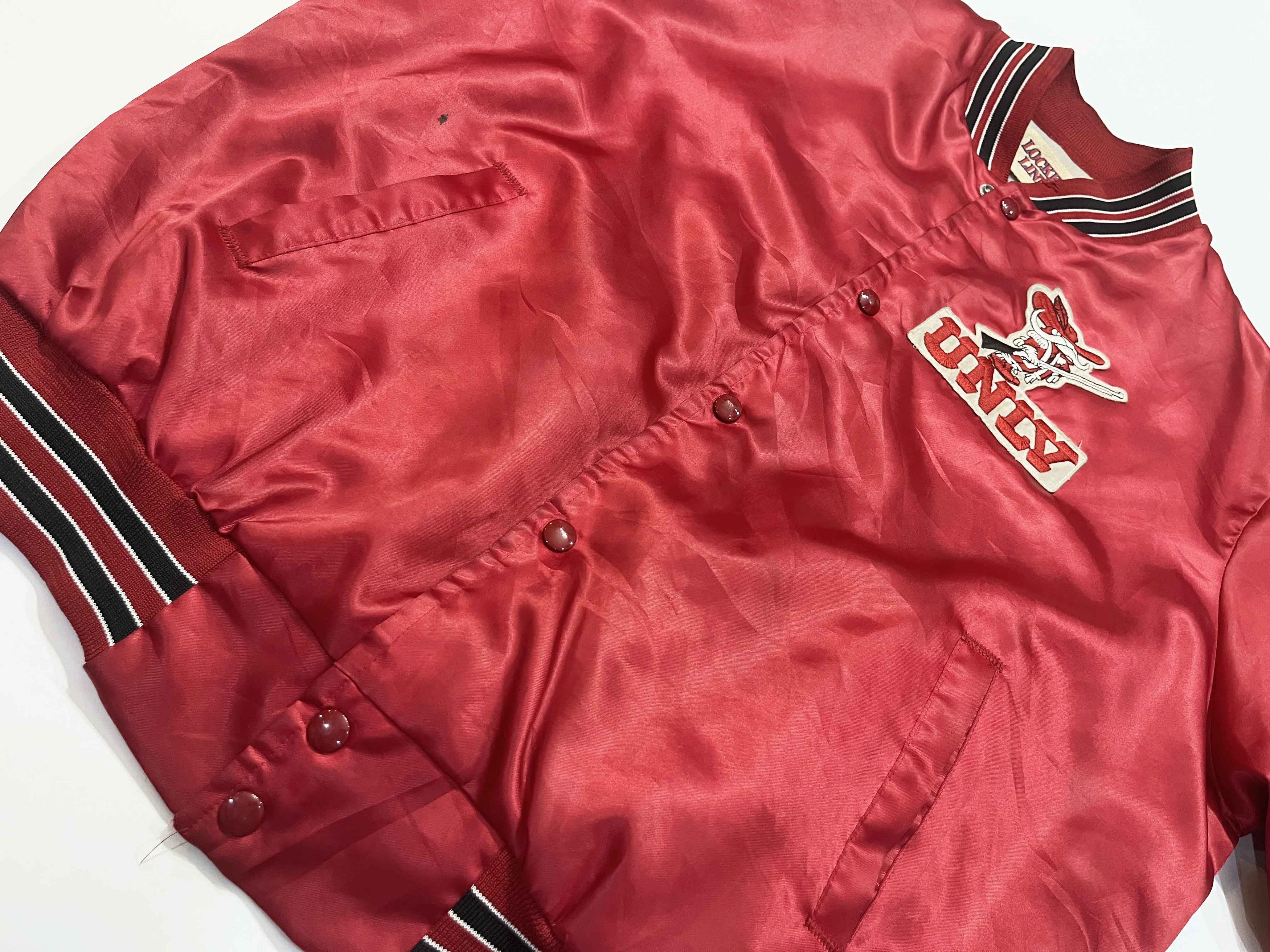 Vintage Vintage UNLV Runnin' Rebels NCAA Bomber Satin Jacket Size US L / EU 52-54 / 3 - 10 Thumbnail