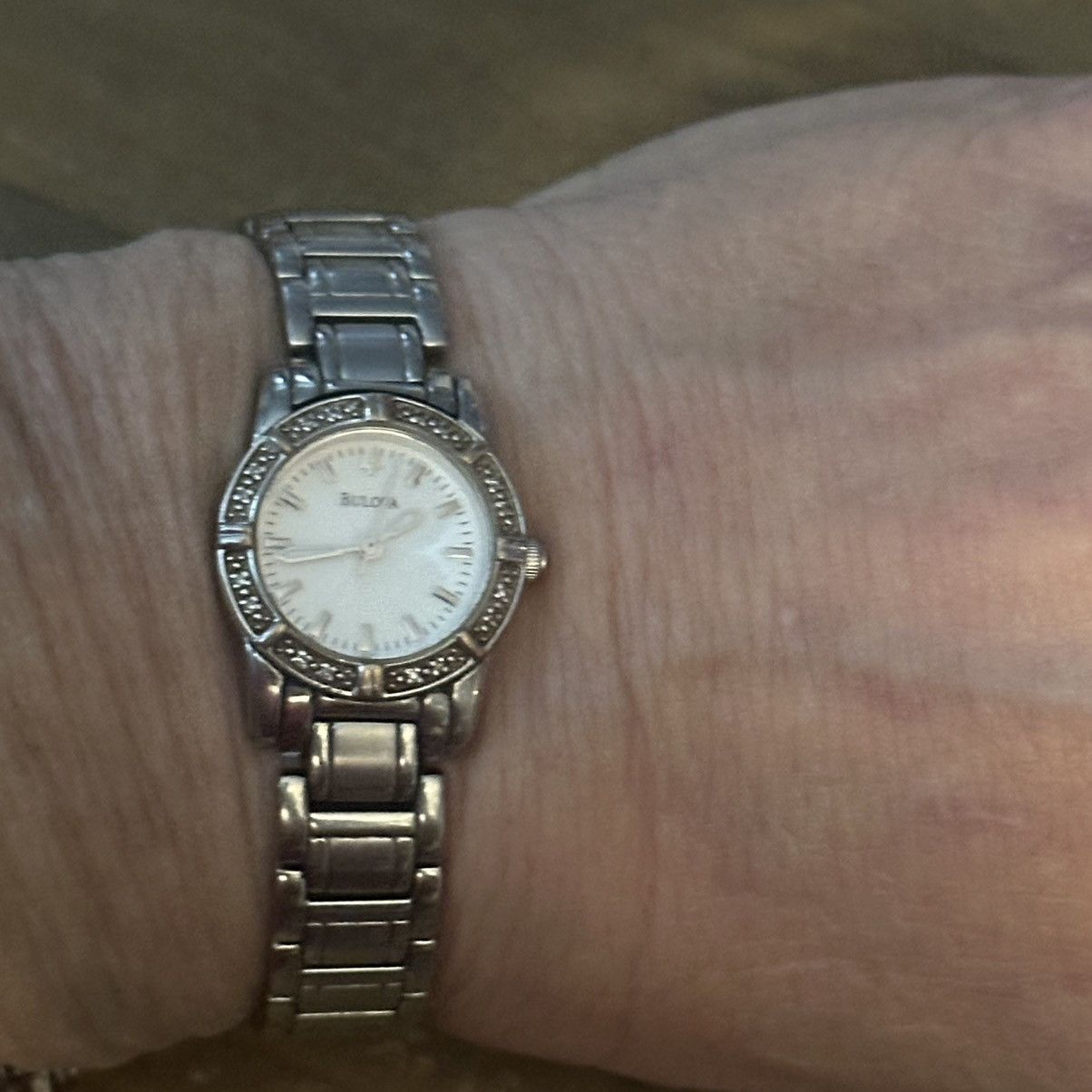 Bulova Bulova stainless steel real diamonds analog watch Size ONE SIZE - 3 Thumbnail