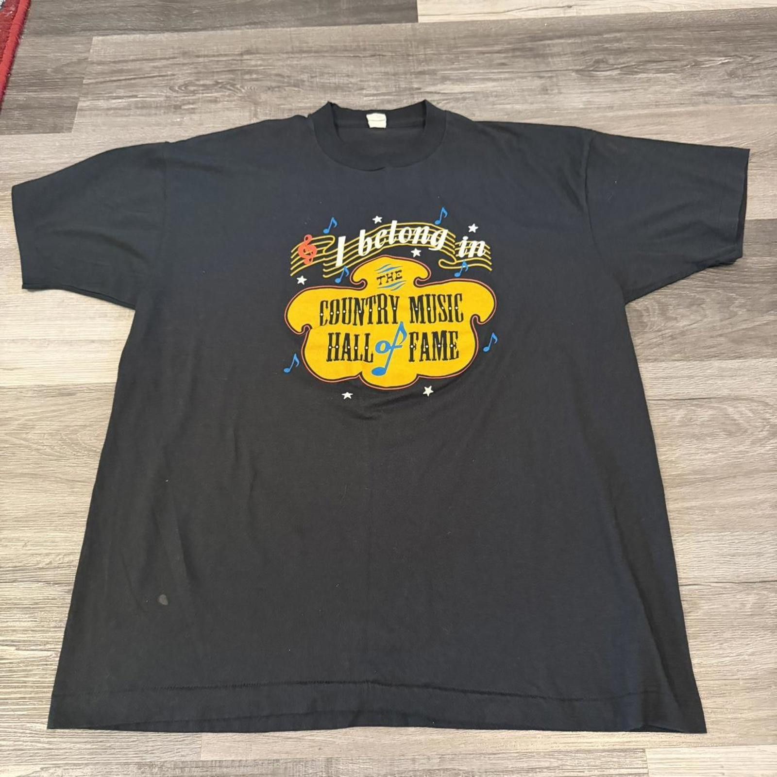 Other vintage i belong in the country music hall of fame t shirt Size US XL / EU 56 / 4 - 3 Thumbnail