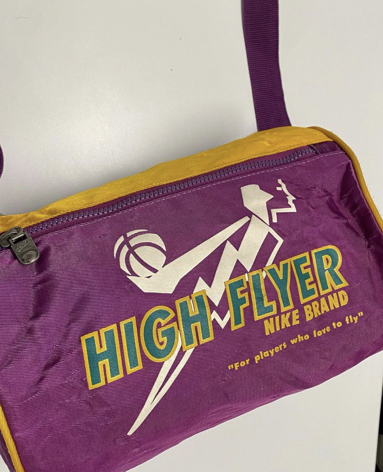 Nike × Vintage Nike Vintage Basketball High Flyer Duffle Bag Size ONE SIZE - 2 Thumbnail