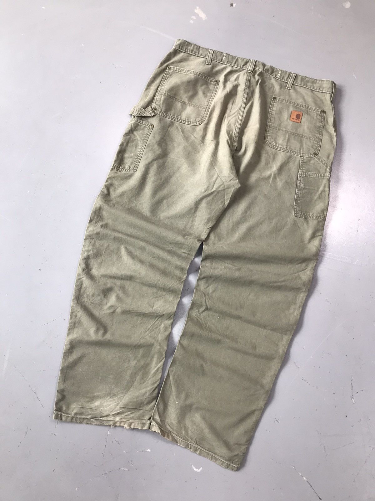 Carhartt × Vintage Vintage Carhartt B195 ARG double knee carpenter denim Size US 40 / EU 56 - 9 Thumbnail