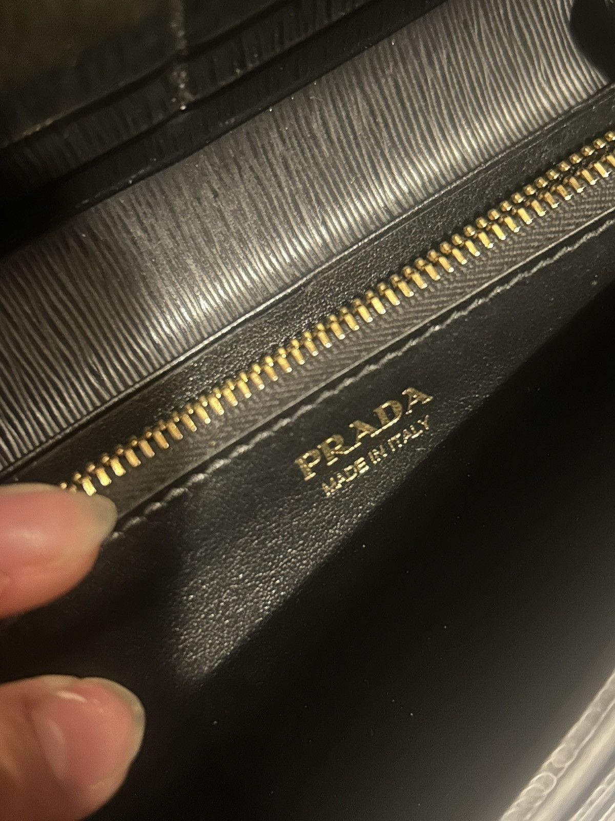 Prada Prada Large Black Saffiano Leather Wallet Size ONE SIZE - 4 Thumbnail
