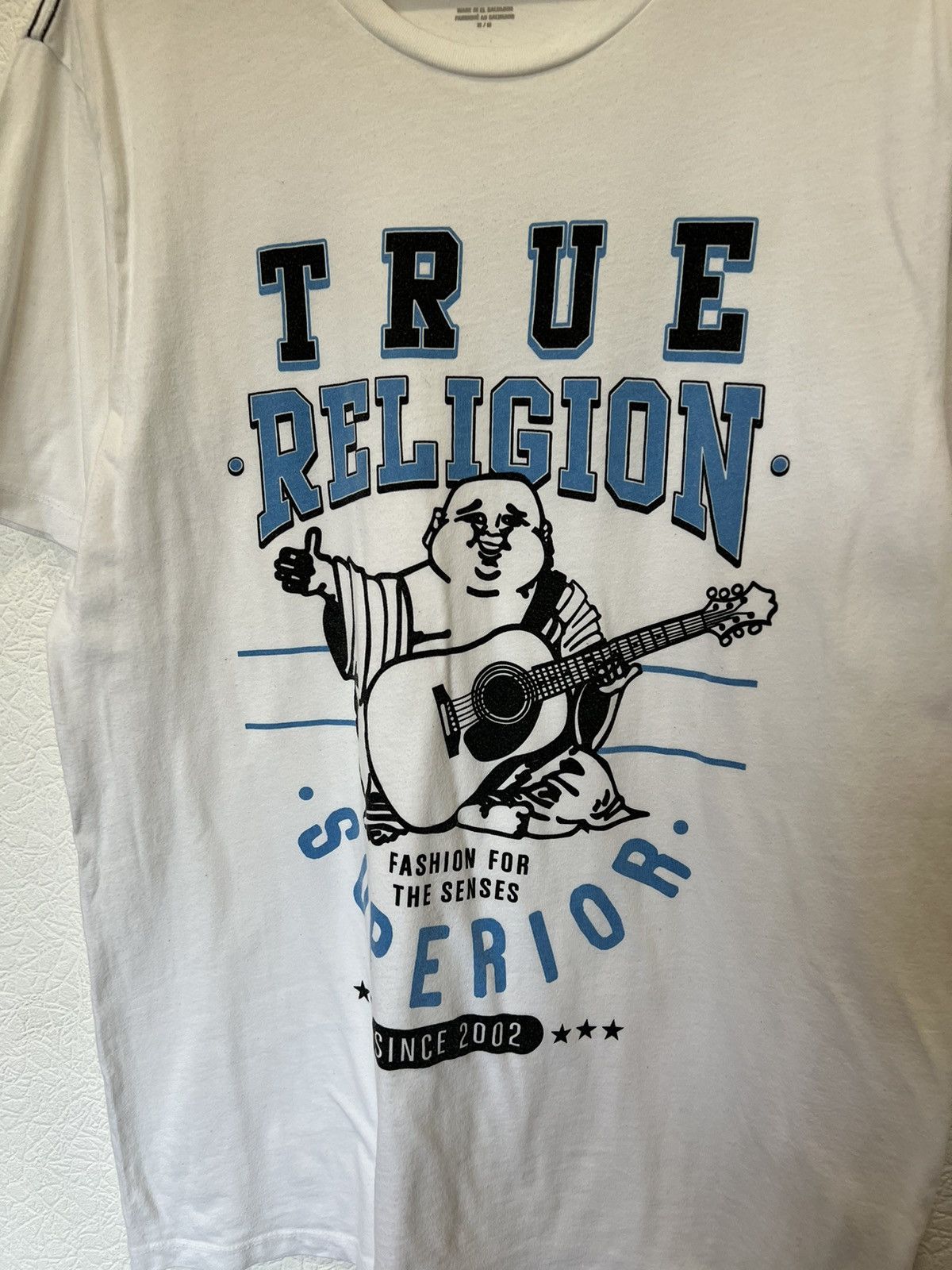 True Religion Vintage True Religion White Tee T Shirt Size US M / EU 48-50 / 2 - 2 Thumbnail