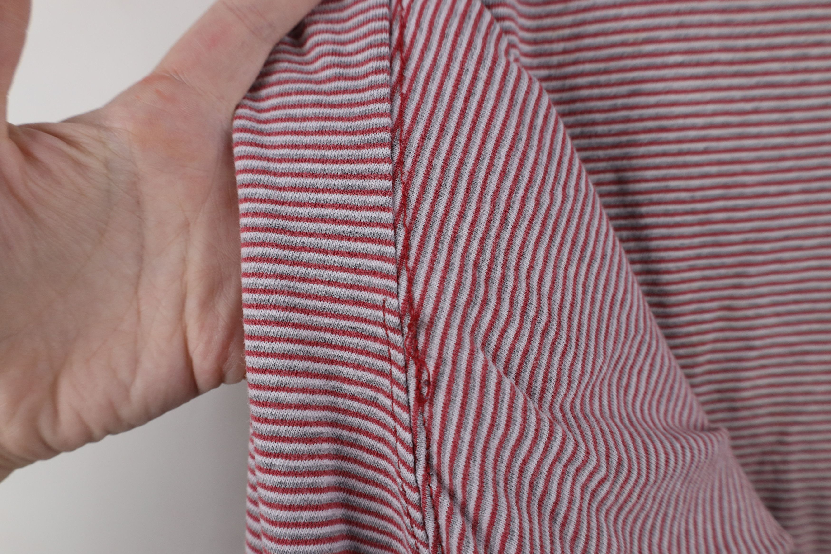 Vintage Vintage 90s Streetwear Blank Striped Short Sleeve T-Shirt Size US XL / EU 56 / 4 - 7 Thumbnail