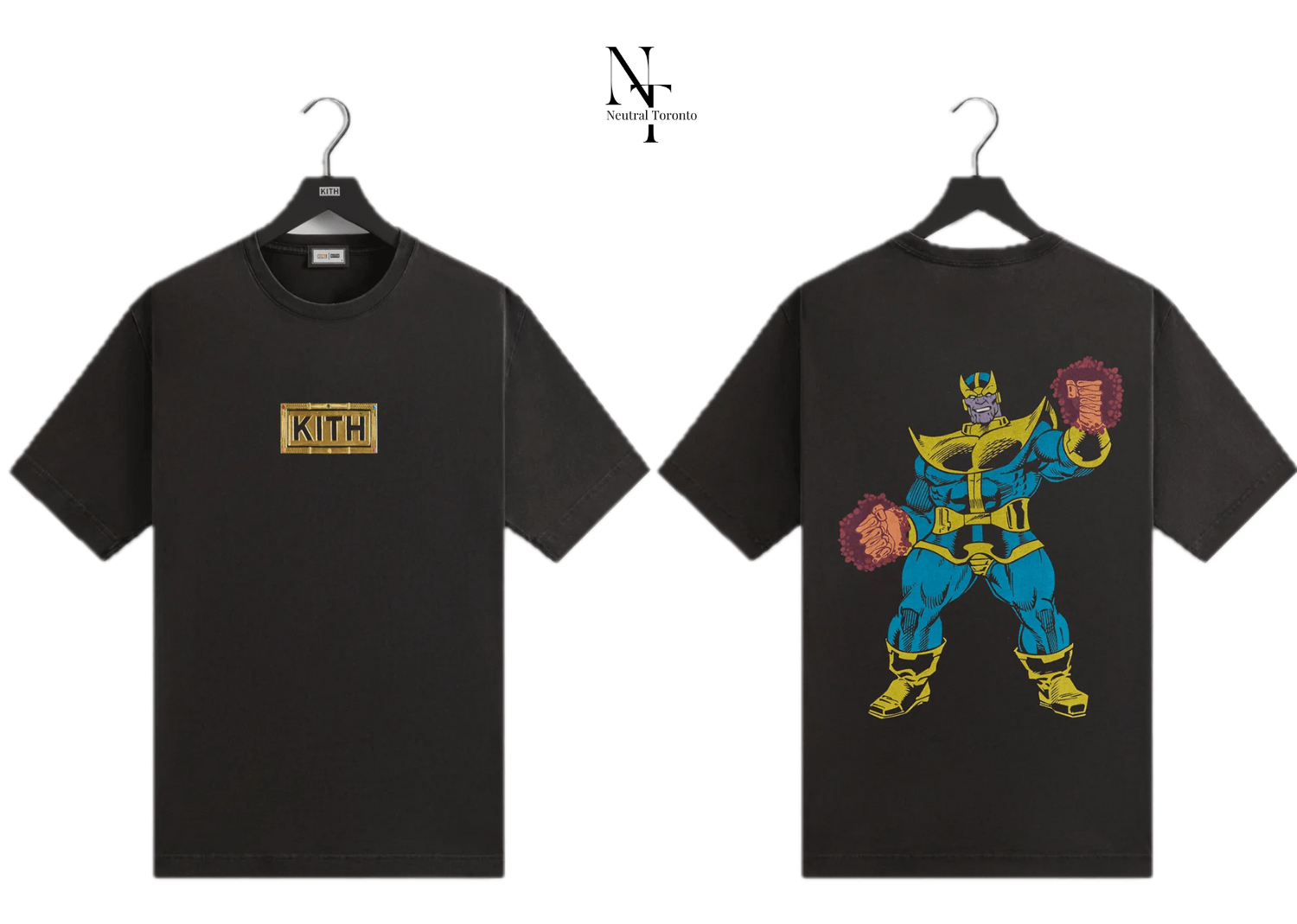 トップス KITH MARVEL Thanos Vintage Tee Kith x Marvel Thanos Vintage Tee Black Large SS24 BRAND NEW