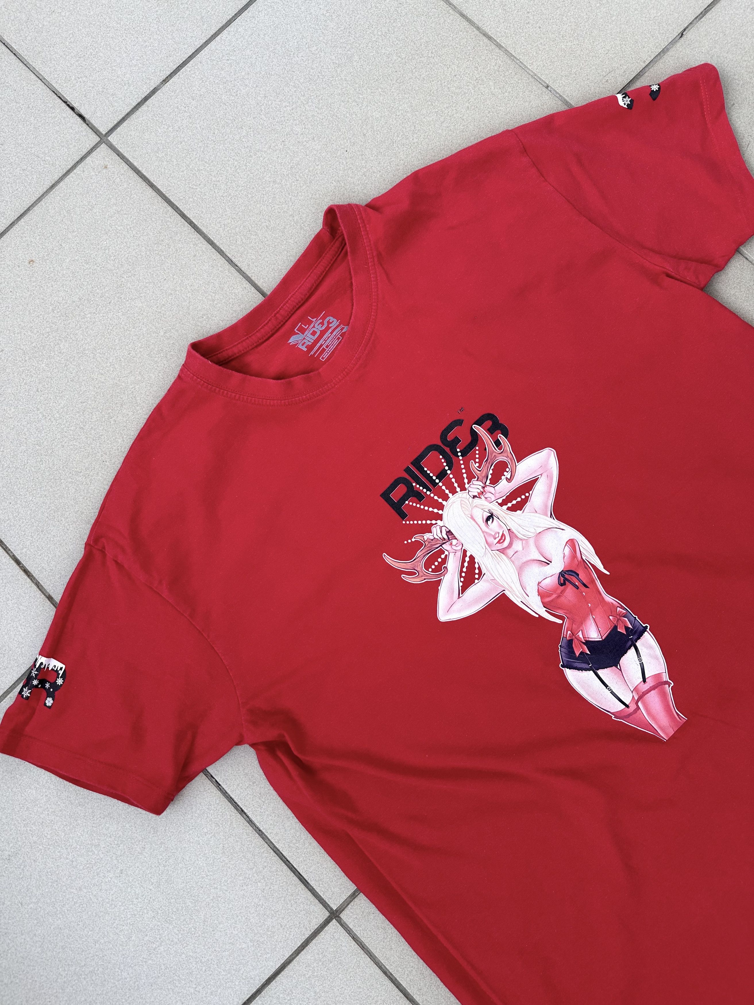 Vintage Ride3 skate t-shirt streetwear y2k Size US L / EU 52-54 / 3 - 2 Thumbnail