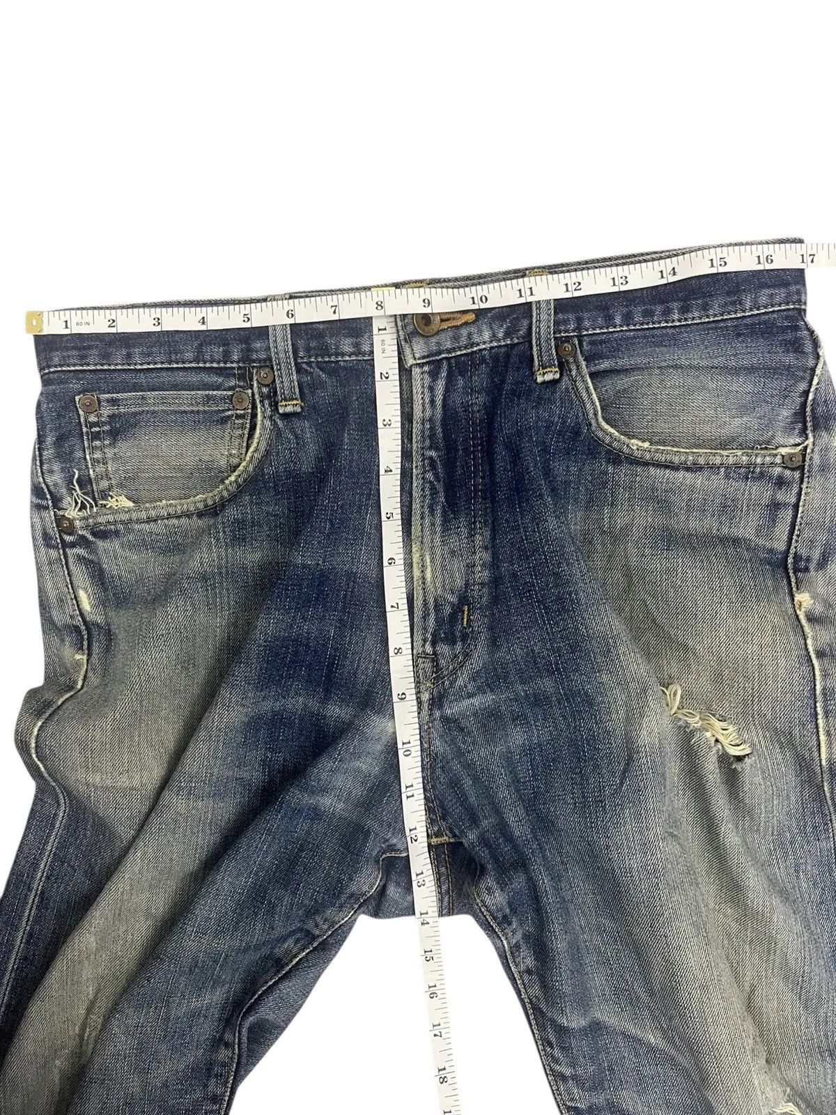 Edwin Vintage Edwin 505X Selvedge Jeans - Distressed Size US 33 - 16 Thumbnail