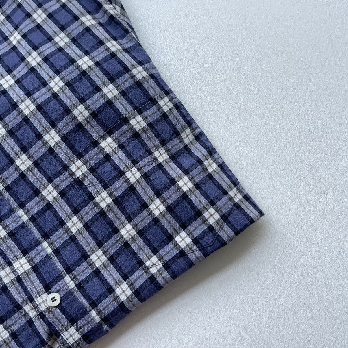 Brunello Cucinelli Brunello Cucinelli Slim Fit Cotton Checked Button Ups Shirt Size US S / EU 44-46 / 1 - 6 Thumbnail