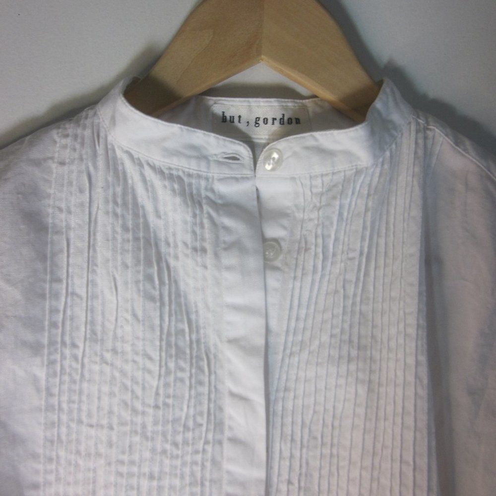 Gordon Rush But Gordon Stuart S Oversized Size S Vintage Cotton Button Up Blouse Pintucks Size S / US 4 / IT 40 - 7 Thumbnail