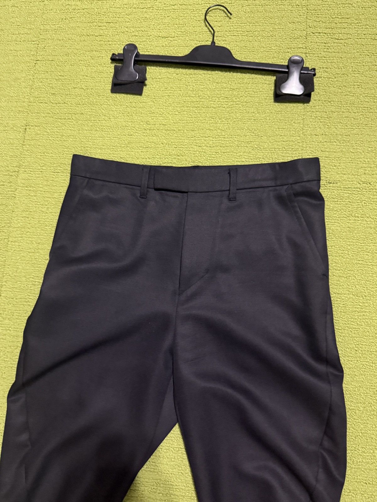 Julius Julius Black Dimensional Wool Trouser Sz 3 Size US 32 / EU 48 - 4 Thumbnail