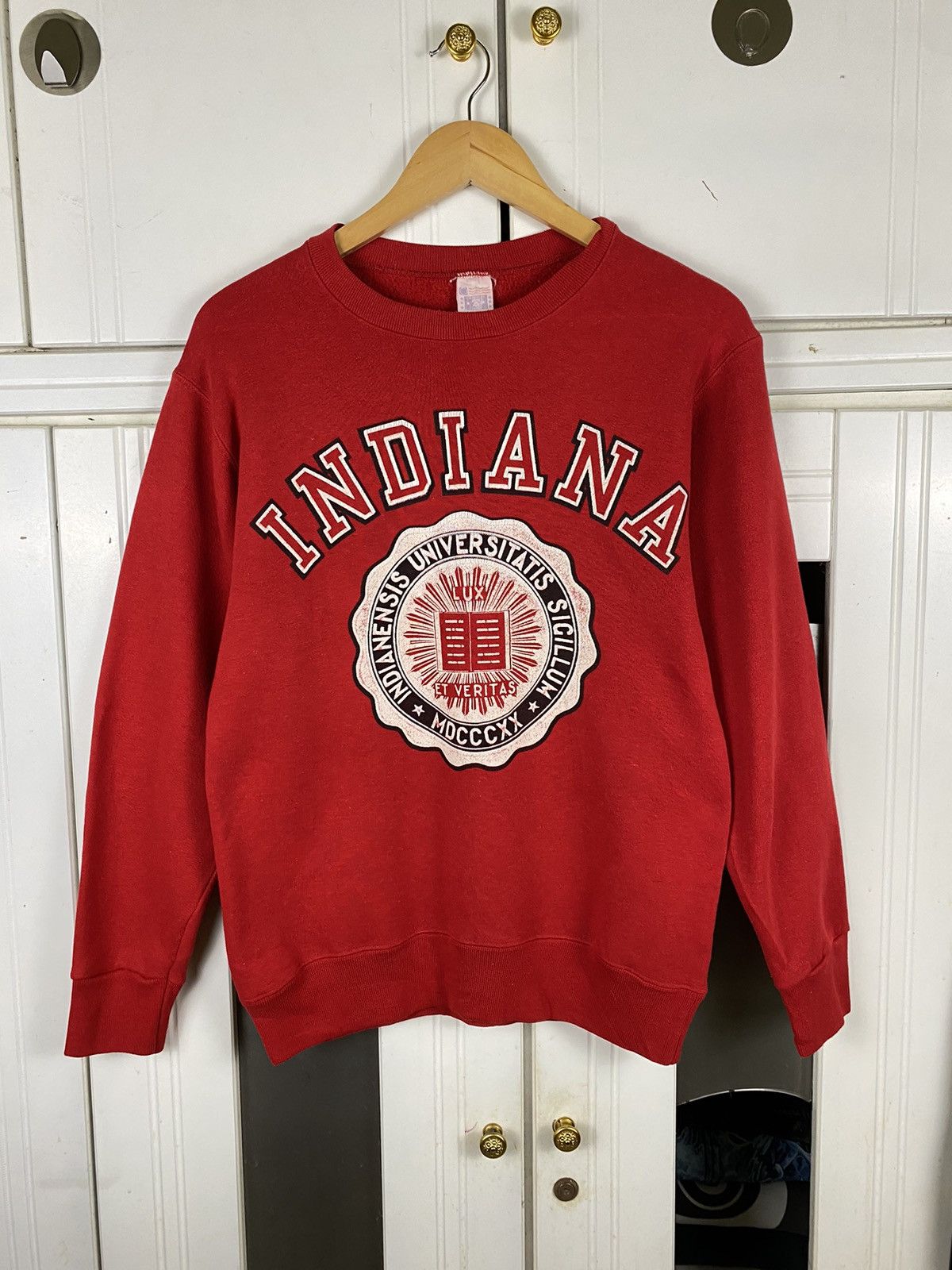 Vintage Vtg Indiana Universitatis Sweatshirt Size US M / EU 48-50 / 2 - 1 Thumbnail