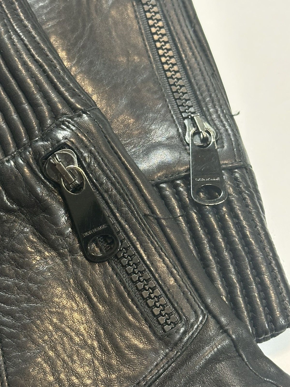 Dior × Hedi Slimane Dior Homme AW05 Leather Gloves Size ONE SIZE - 3 Thumbnail