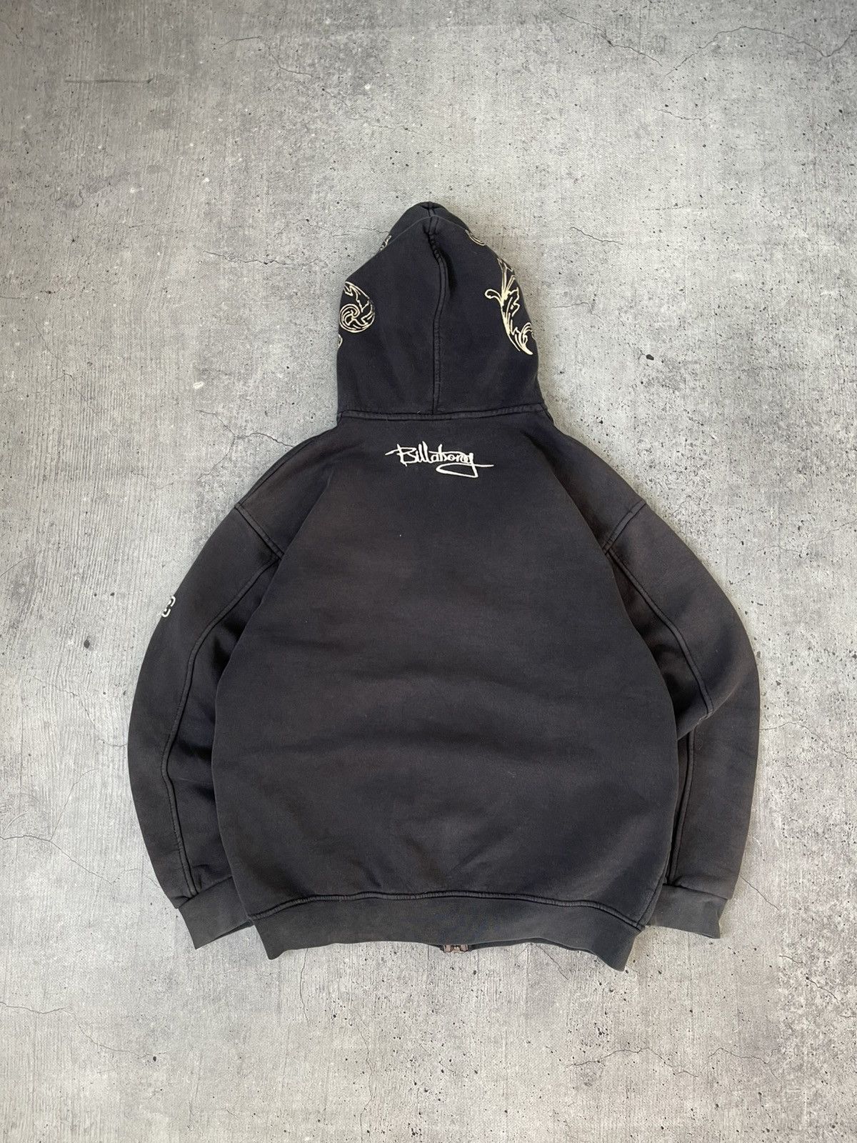 Billabong Y2K Billabong Zip Up Japanese 🇯🇵 Distressed Hoodie Size US L / EU 52-54 / 3 - 14 Thumbnail