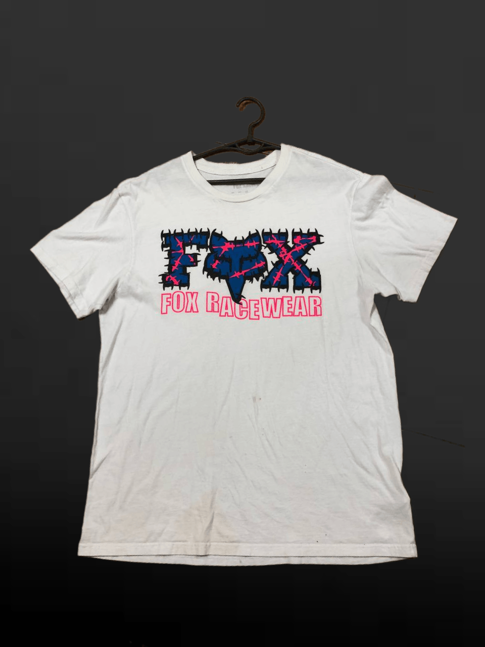 Fox Racing Crazy Y2K T-Shirt White big print Fox Racing Size US L / EU 52-54 / 3 - 1 Thumbnail
