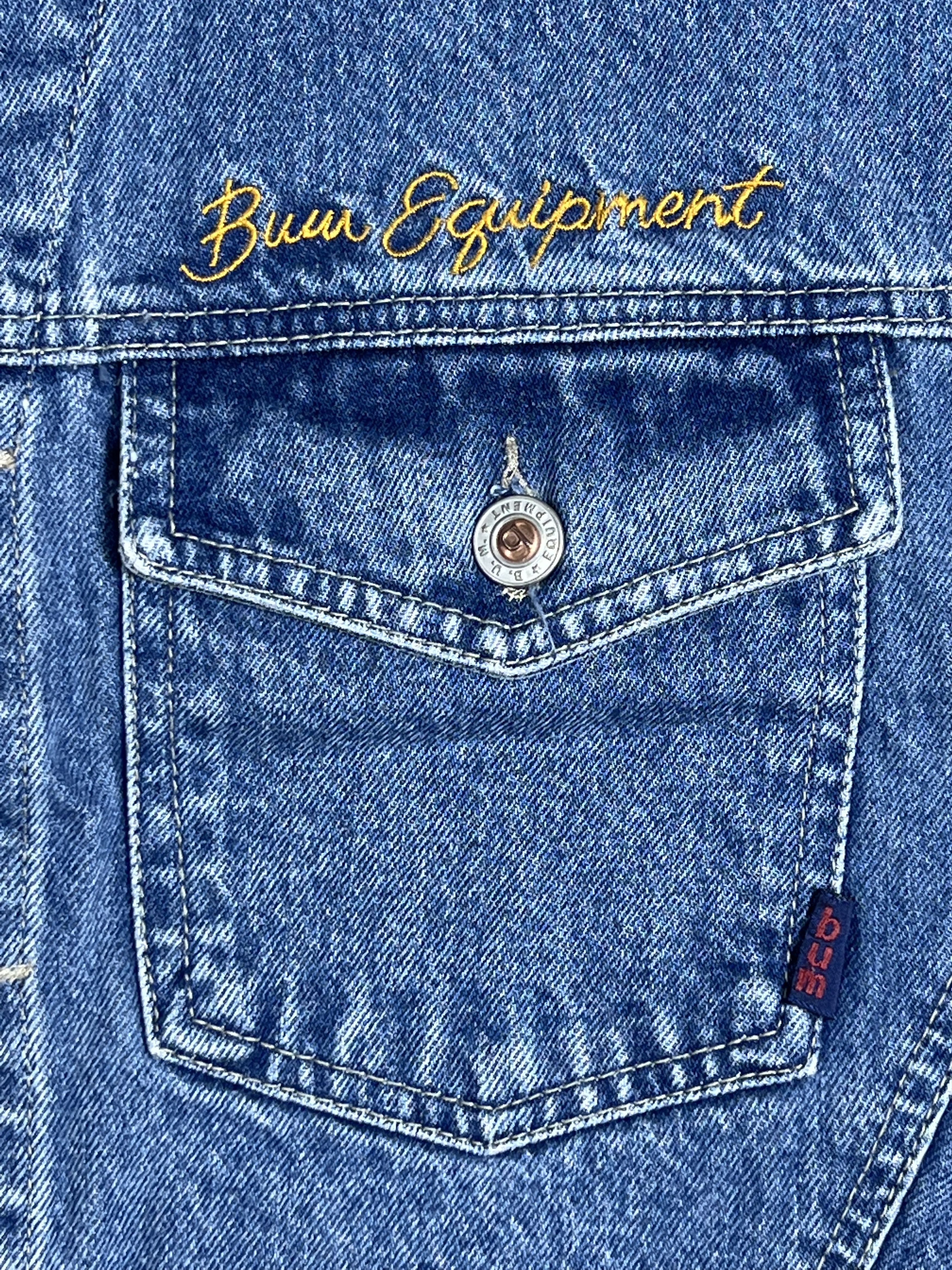 B.U.M Equipment Vintage B.U.M. Equipment Sleeveless Denim Jacket (XL) JK255 Size US XL / EU 56 / 4 - 6 Thumbnail