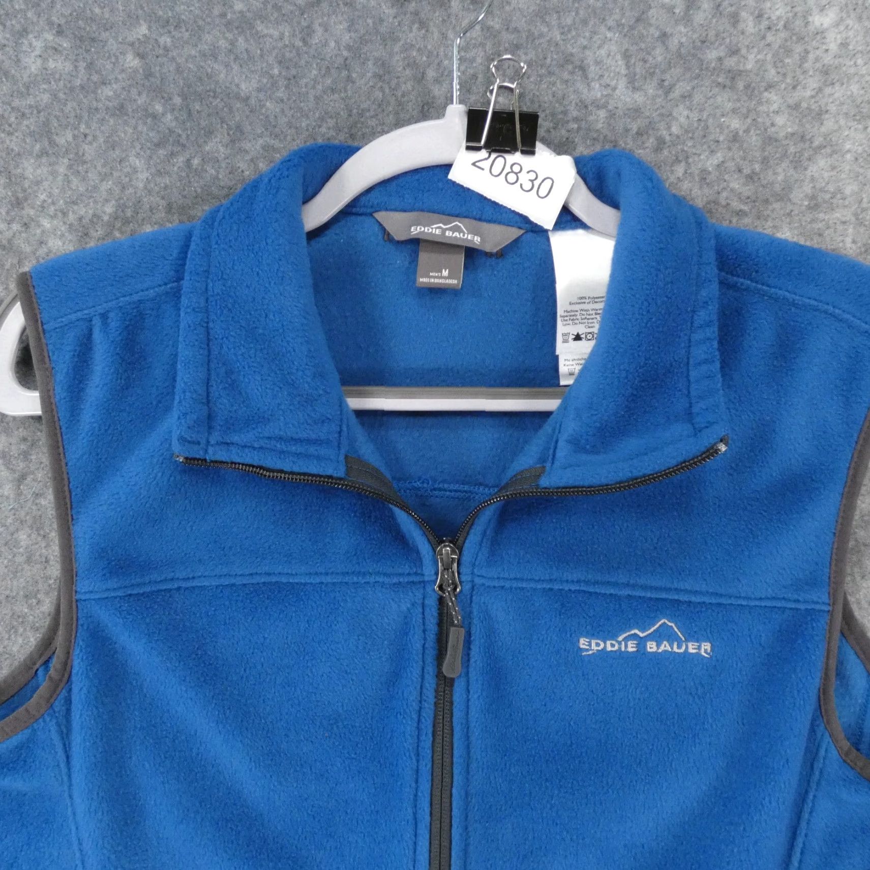 Eddie Bauer Eddie Bauer Vest Mens Medium Blue Full Zip w Zip Up Pockets Logo Size US M / EU 48-50 / 2 - 2 Thumbnail