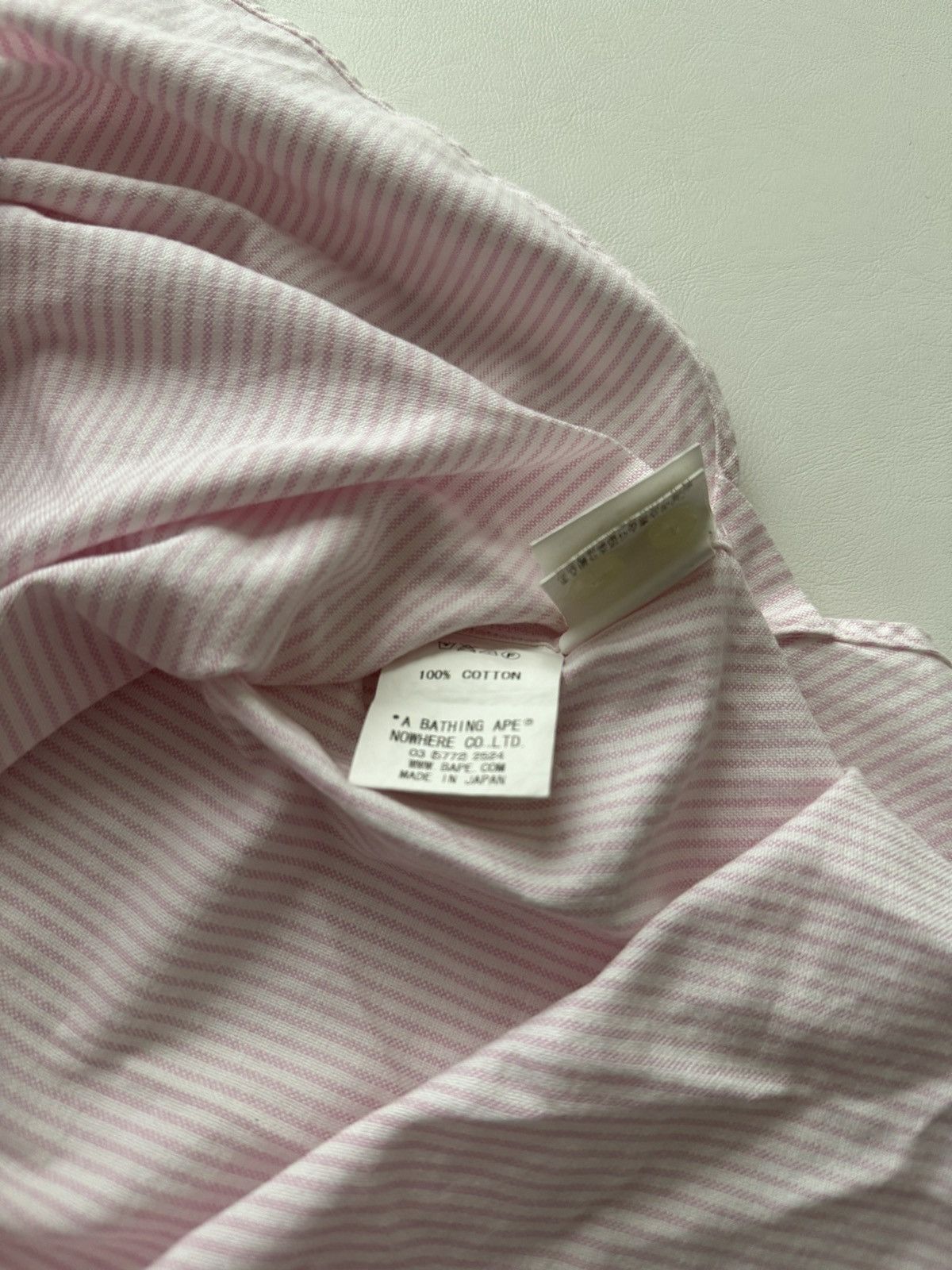 Bape 2010 “Pazzilazres” Oxford Stripe S/S Button Down Size US S / EU 44-46 / 1 - 7 Thumbnail