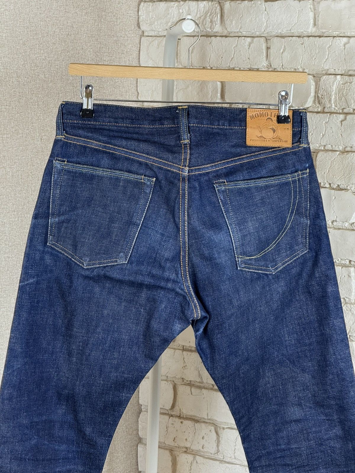 Momotaro Jeans Momotaro Japan Old Blue Indigo Zimbabwe Cotton 0605-C Pant Size US 32 / EU 48 - 8 Thumbnail
