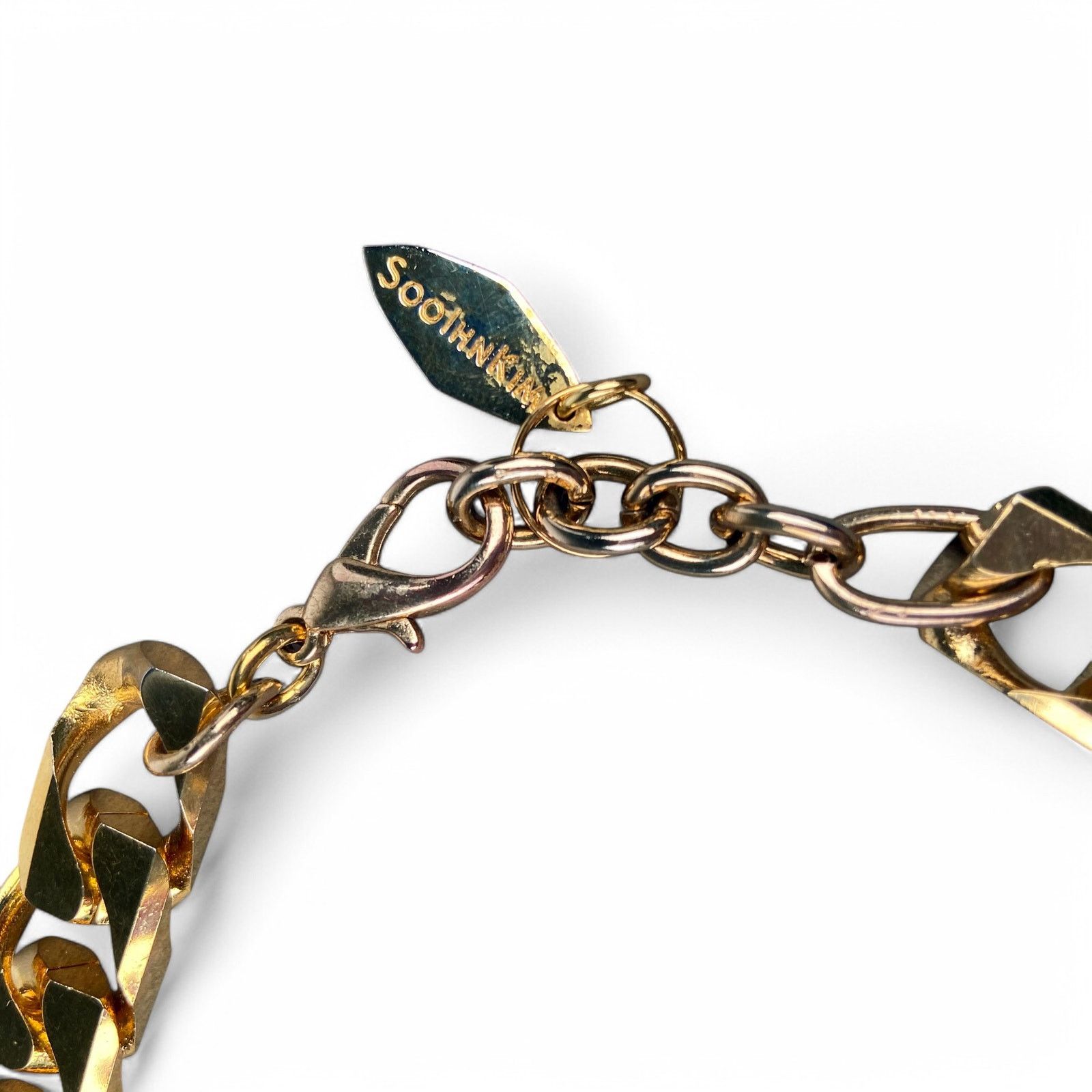 Other Soo Ihn Kim Heavy Chain Necklace Shiny Gold Tone 18 Inches Size ONE SIZE - 12 Thumbnail