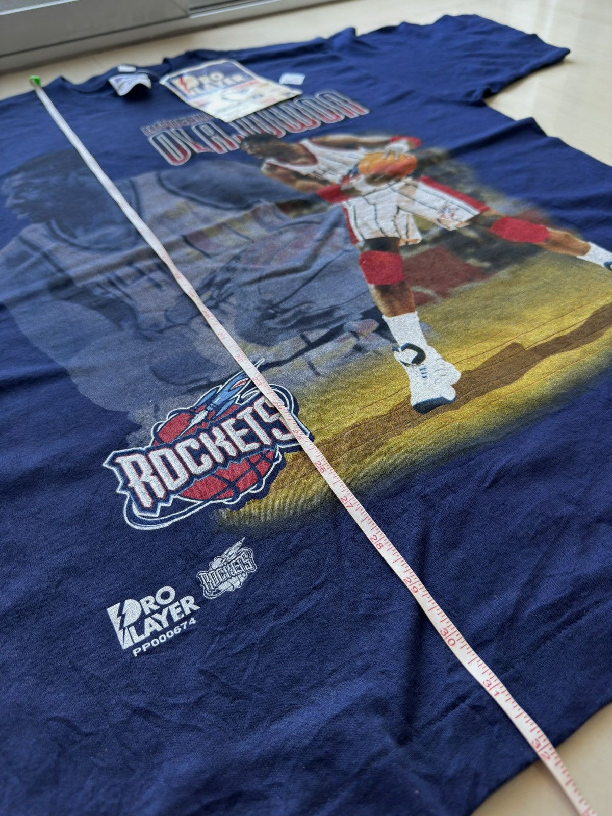 NBA Hakeem Olajuwon Houston Rockets 90s Dream Pro Player Shirt Size US L / EU 52-54 / 3 - 9 Thumbnail